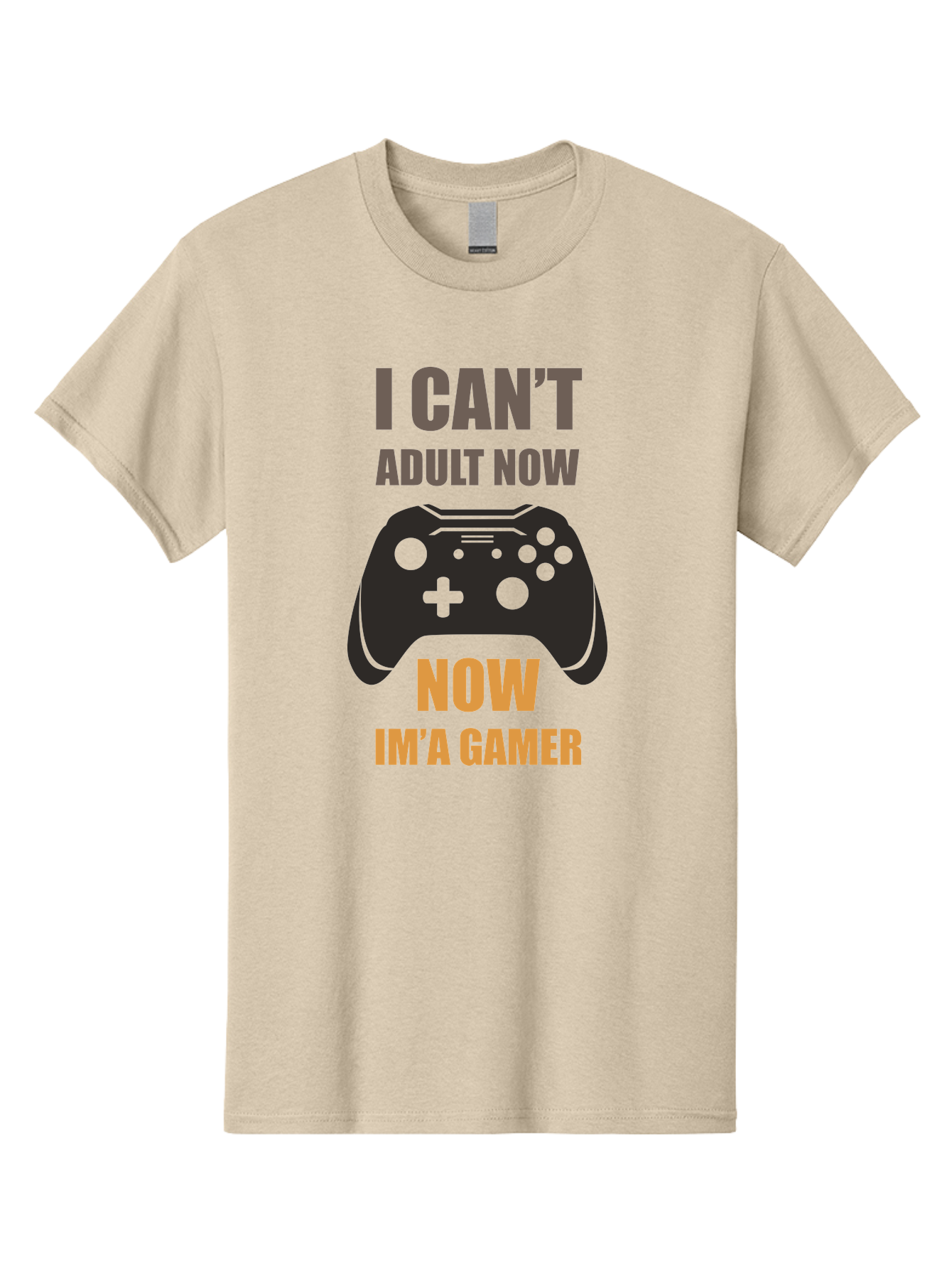 I-Can-T-Adult-Now Men'S Graphic Tee, 100% Cotton, Comfortable Casual Summer Wear, Machine Washable, Gaming Humor, Gamer Life, Video Game Controller, Can'T Adult, Gaming Culture, Fun Quote, Gaming Quote, Playful Graphics, Gaming Phrases - Aaa644 27