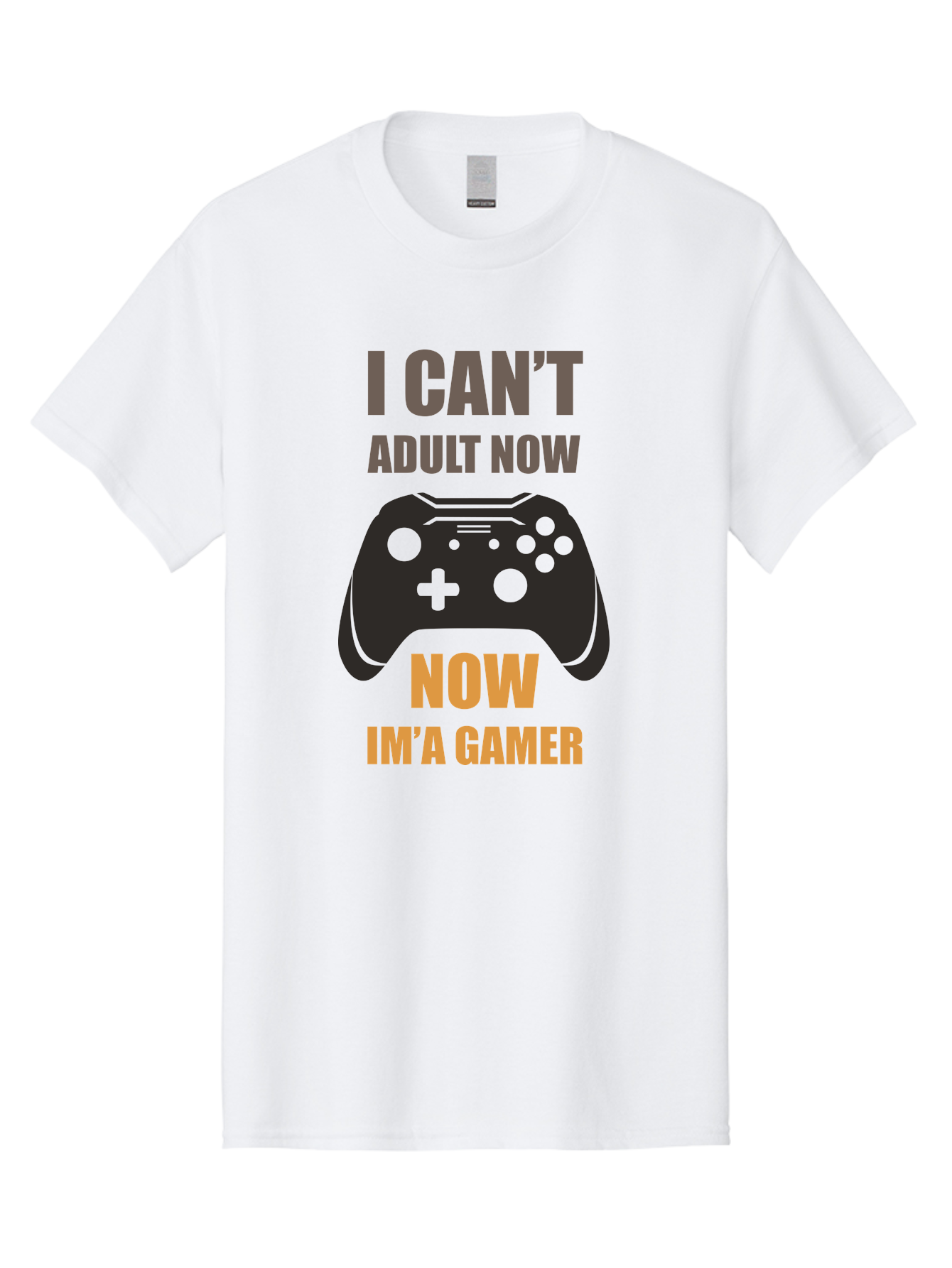 I-Can-T-Adult-Now Men'S Graphic Tee, 100% Cotton, Comfortable Casual Summer Wear, Machine Washable, Gaming Humor, Gamer Life, Video Game Controller, Can'T Adult, Gaming Culture, Fun Quote, Gaming Quote, Playful Graphics, Gaming Phrases - Aaa644 13