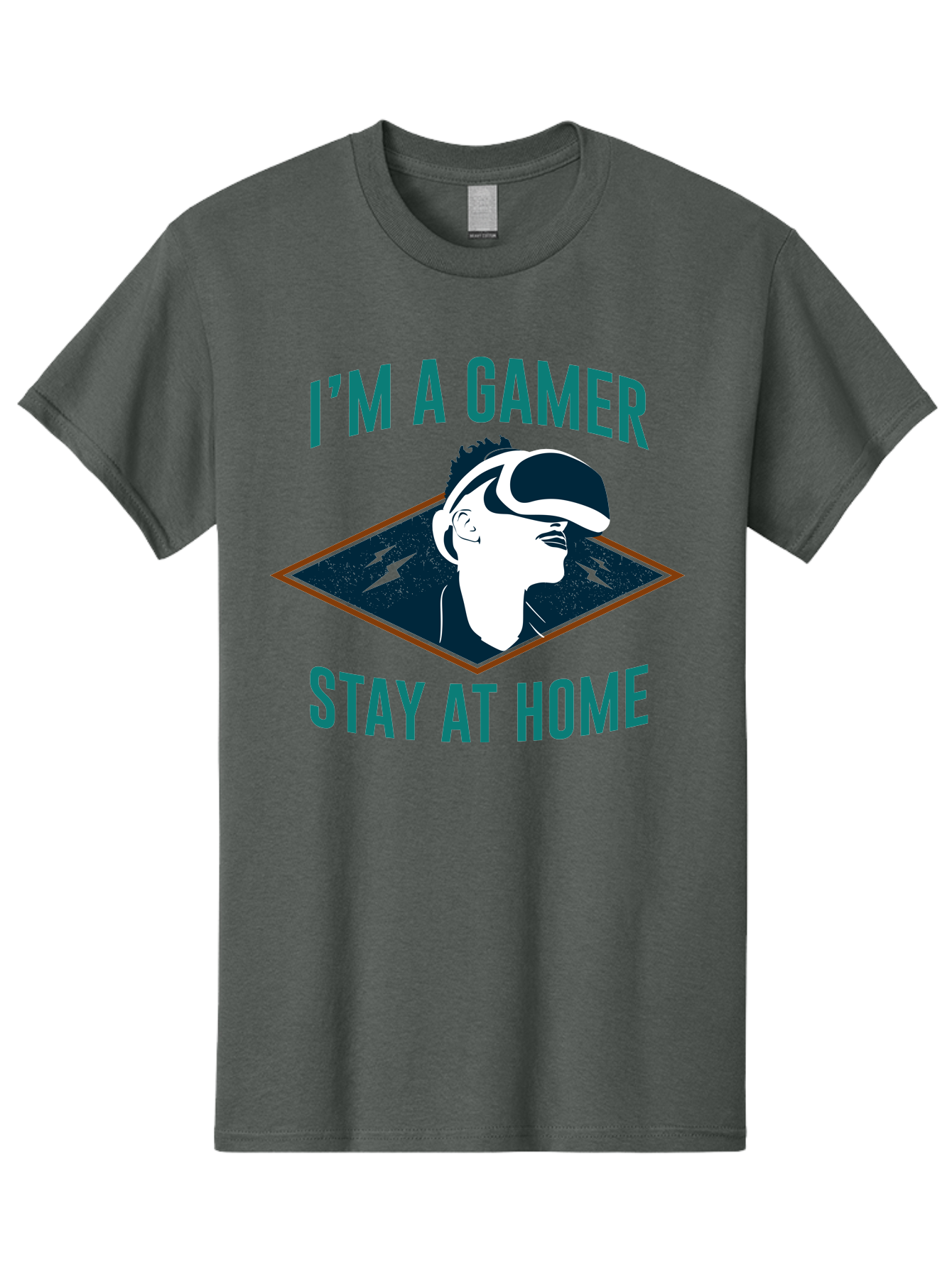 I-M-A-Gamer-Stay-At-Home Men'S Graphic Tee, 100% Cotton, Comfortable Casual Summer Wear, Machine Washable, Gamer, Vr Headset, Stay At Home, Gaming Culture, Online Gaming, Virtual Reality Experience, Gaming Lifestyle, Tech Enthusiast - Aaa646 15