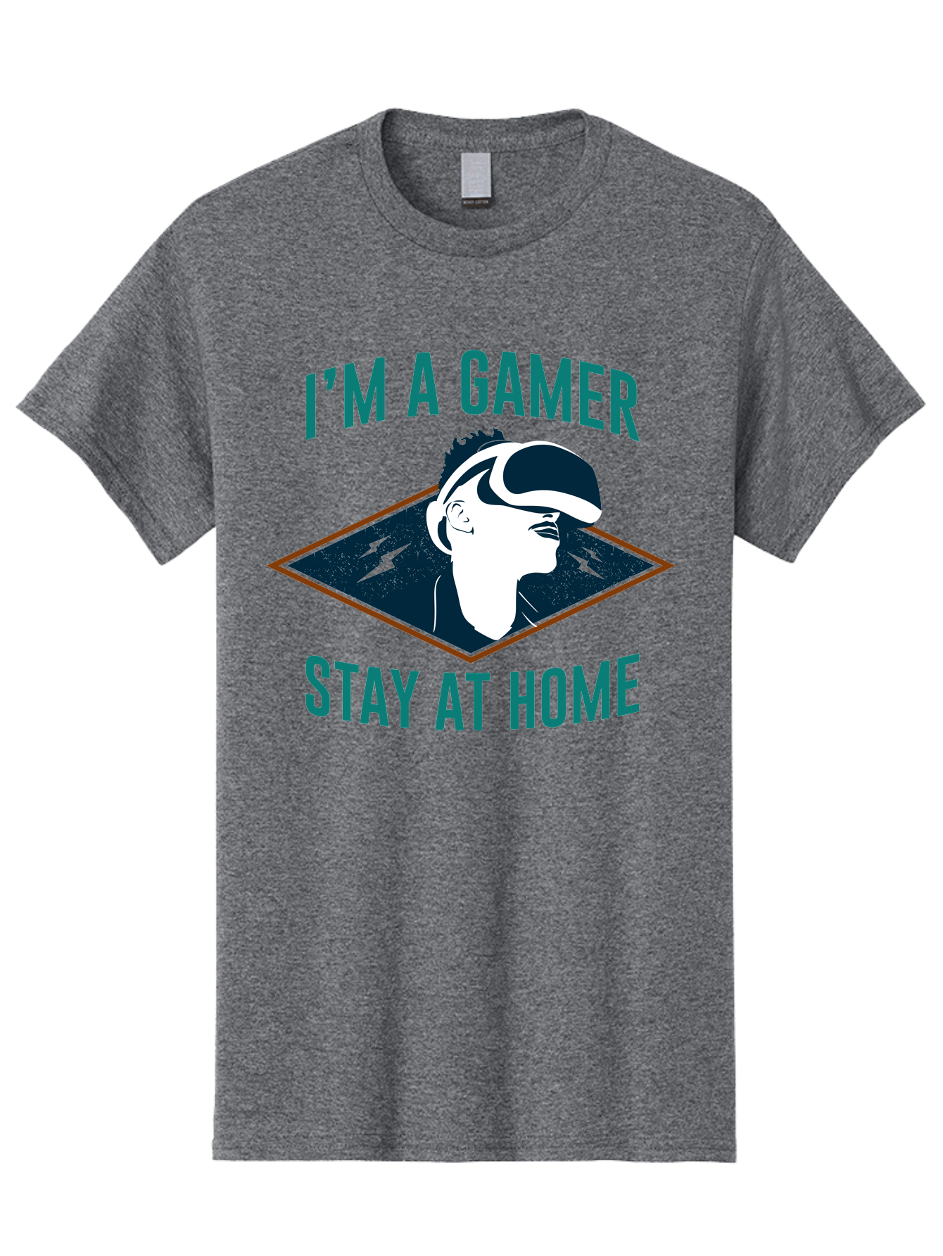 I-M-A-Gamer-Stay-At-Home Men'S Graphic Tee, 100% Cotton, Comfortable Casual Summer Wear, Machine Washable, Gamer, Vr Headset, Stay At Home, Gaming Culture, Online Gaming, Virtual Reality Experience, Gaming Lifestyle, Tech Enthusiast - Aaa646 11