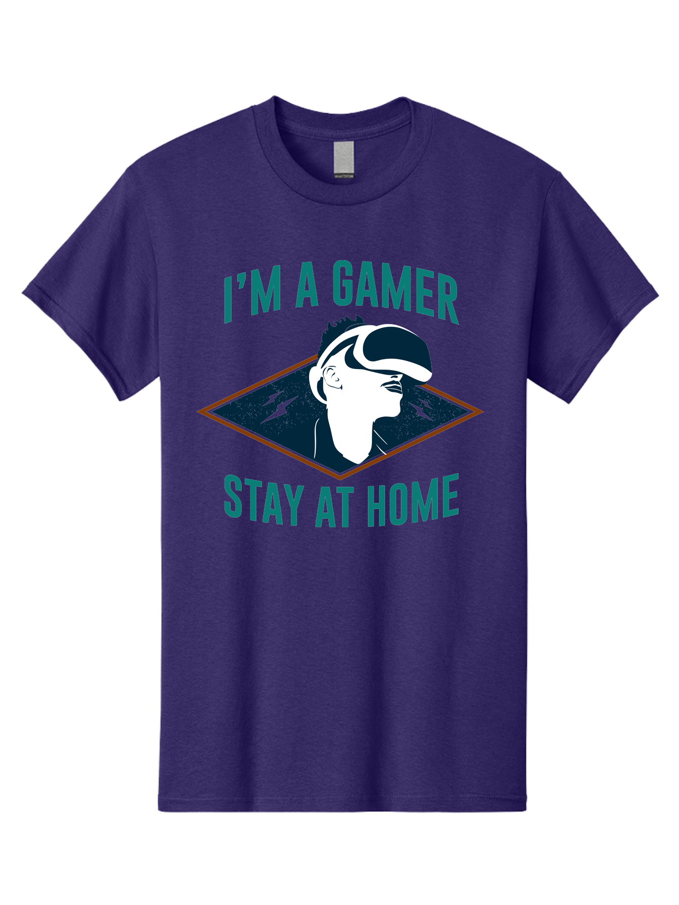 I-M-A-Gamer-Stay-At-Home Men'S Graphic Tee, 100% Cotton, Comfortable Casual Summer Wear, Machine Washable, Gamer, Vr Headset, Stay At Home, Gaming Culture, Online Gaming, Virtual Reality Experience, Gaming Lifestyle, Tech Enthusiast - Aaa646 9