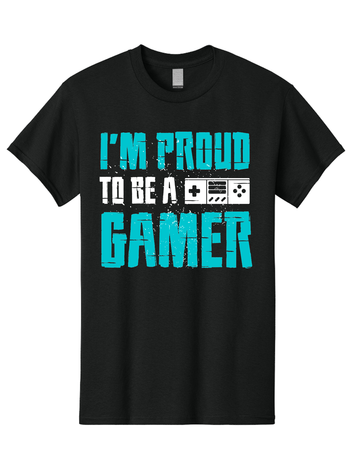 I-M-Proud-To-Be-A-Gamer Men'S Graphic Tee, 100% Cotton, Comfortable Casual Summer Wear, Machine Washable, Gaming Culture, Gamer Pride, Video Games, Gaming Community, Gamer Identity, Positive Affirmation, Game On - Aaa647 25