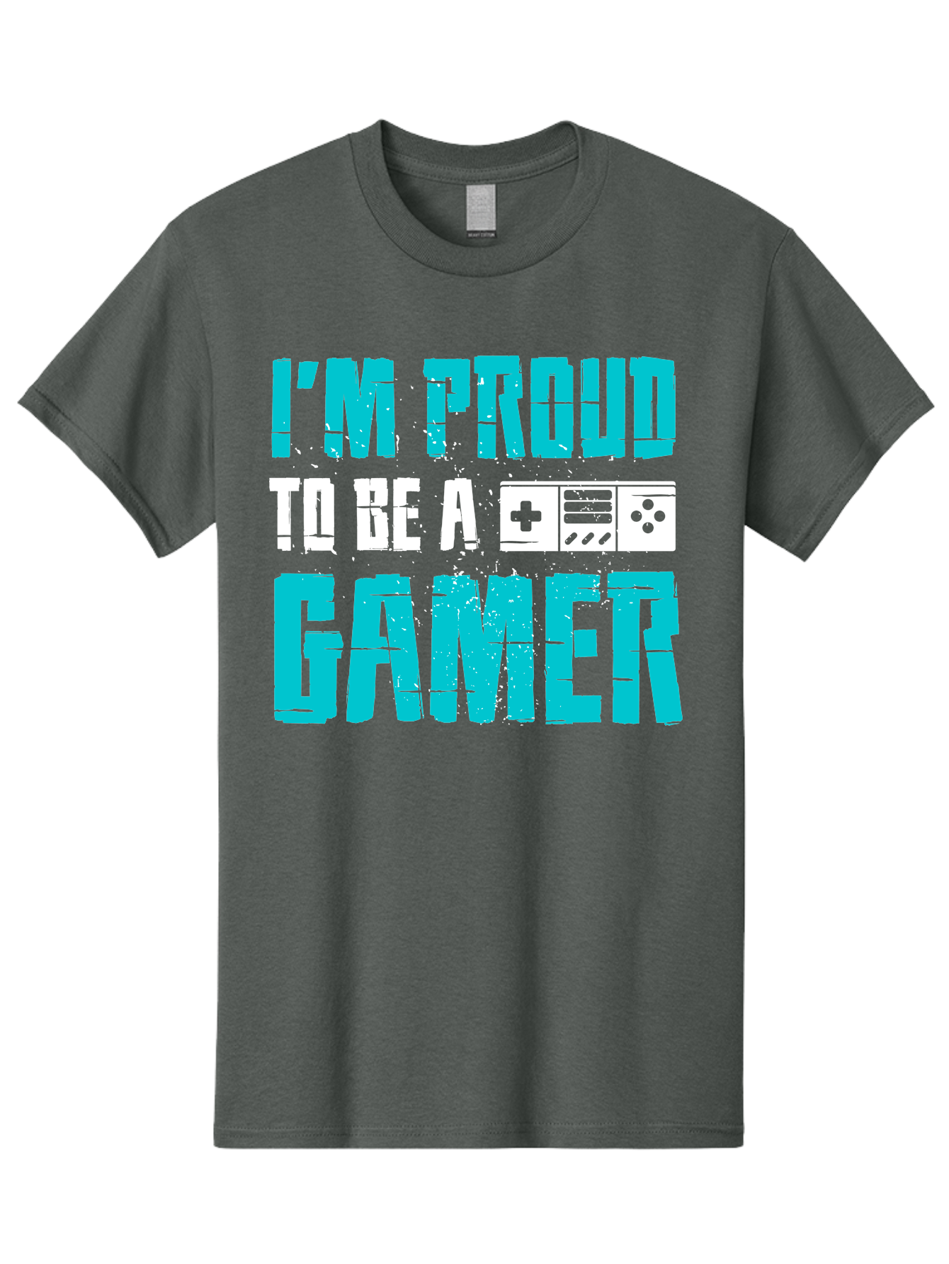 I-M-Proud-To-Be-A-Gamer Men'S Graphic Tee, 100% Cotton, Comfortable Casual Summer Wear, Machine Washable, Gaming Culture, Gamer Pride, Video Games, Gaming Community, Gamer Identity, Positive Affirmation, Game On - Aaa647 17