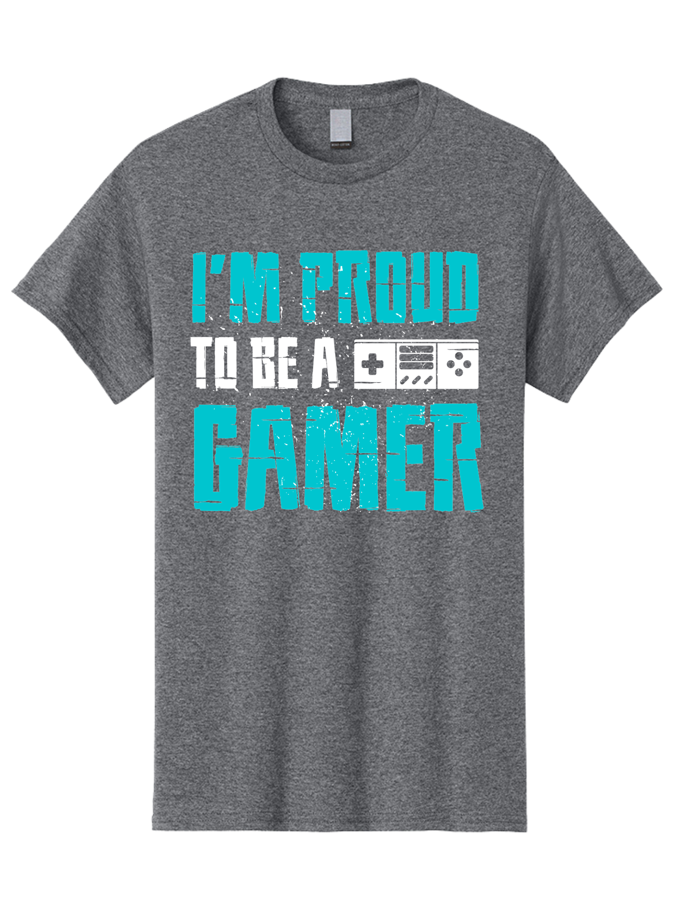 I-M-Proud-To-Be-A-Gamer Men'S Graphic Tee, 100% Cotton, Comfortable Casual Summer Wear, Machine Washable, Gaming Culture, Gamer Pride, Video Games, Gaming Community, Gamer Identity, Positive Affirmation, Game On - Aaa647 19