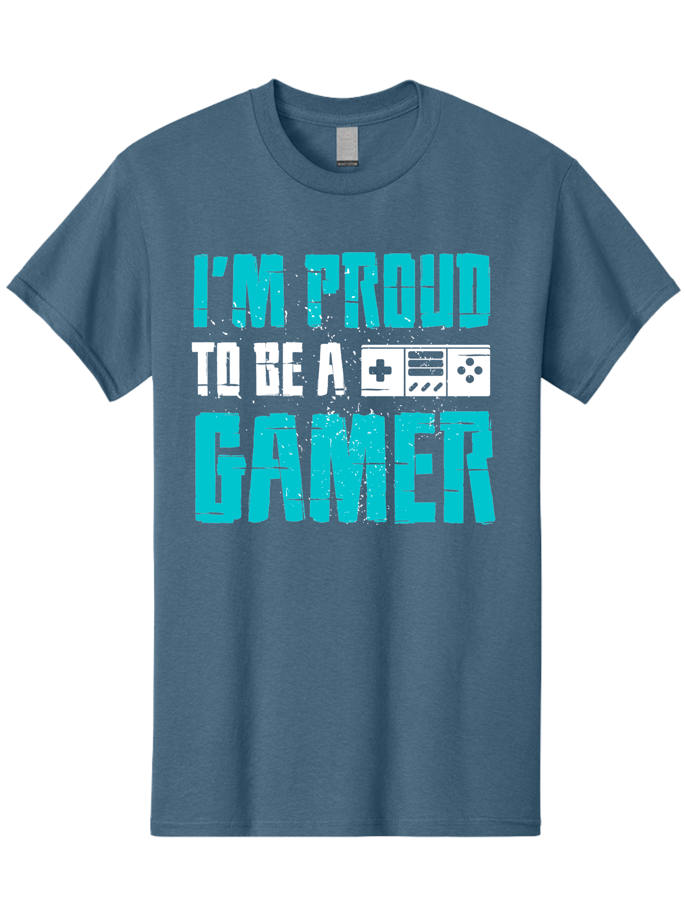I-M-Proud-To-Be-A-Gamer Men'S Graphic Tee, 100% Cotton, Comfortable Casual Summer Wear, Machine Washable, Gaming Culture, Gamer Pride, Video Games, Gaming Community, Gamer Identity, Positive Affirmation, Game On - Aaa647 13