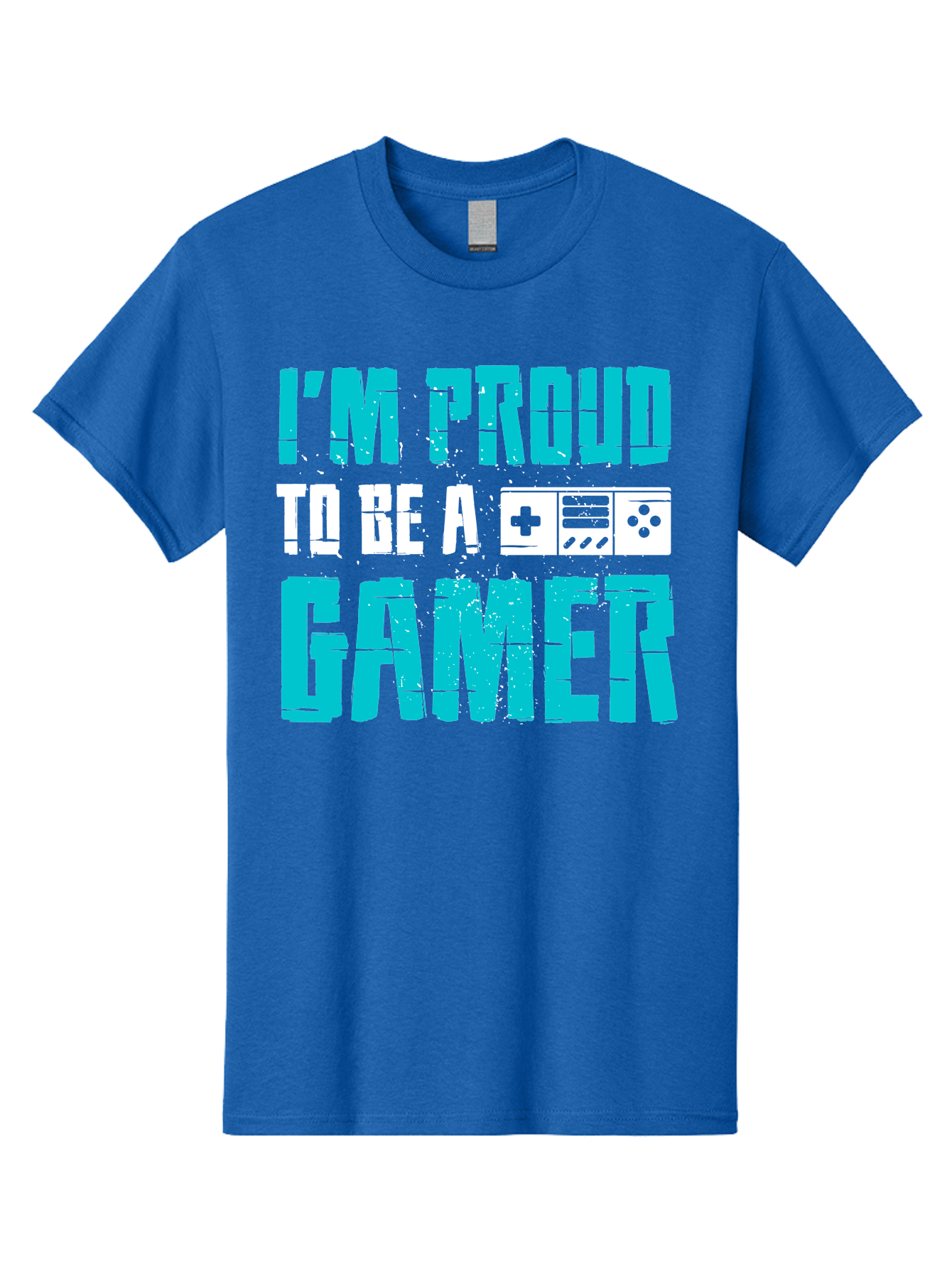 I-M-Proud-To-Be-A-Gamer Men'S Graphic Tee, 100% Cotton, Comfortable Casual Summer Wear, Machine Washable, Gaming Culture, Gamer Pride, Video Games, Gaming Community, Gamer Identity, Positive Affirmation, Game On - Aaa647 15