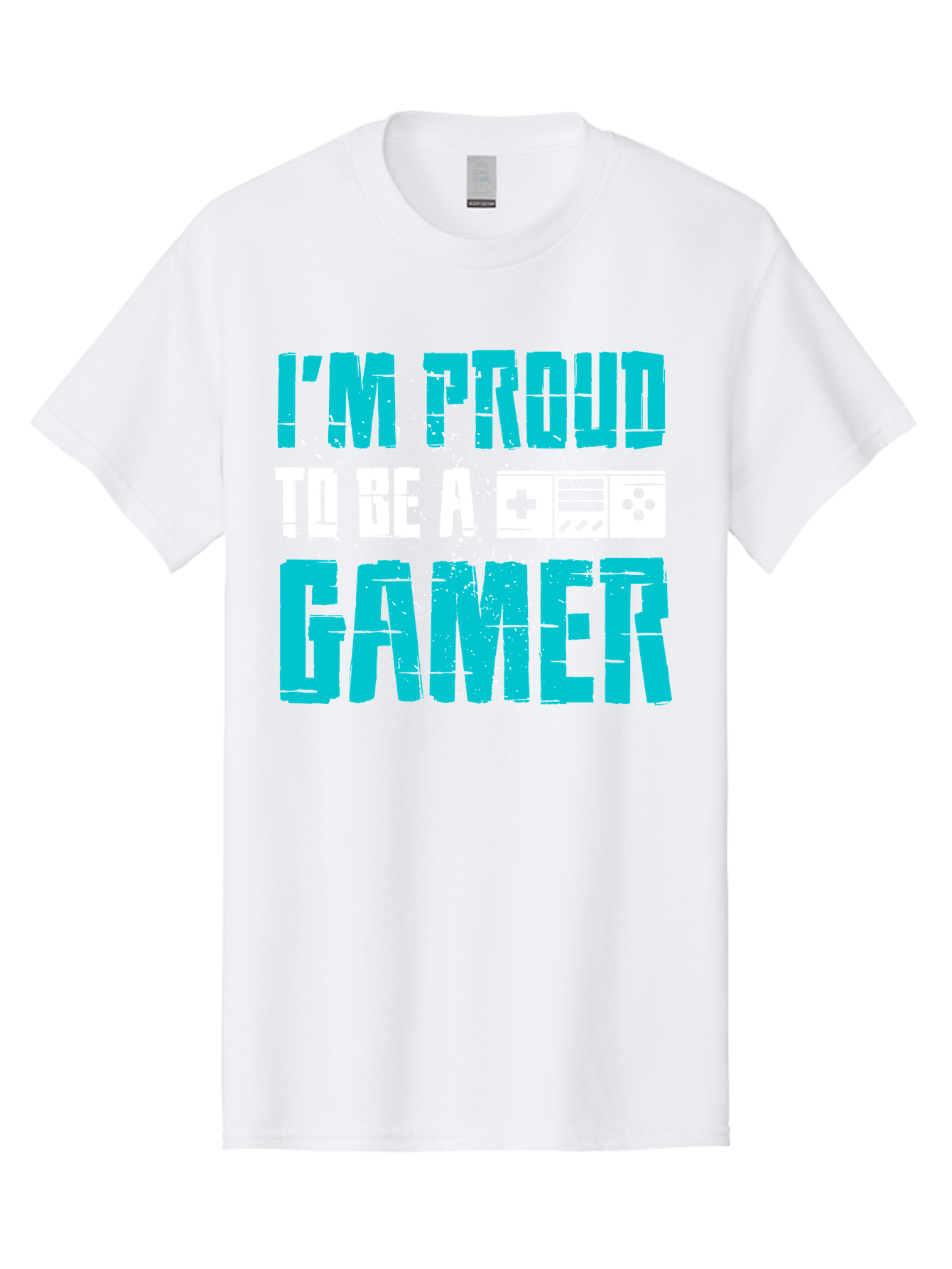 I-M-Proud-To-Be-A-Gamer Men'S Graphic Tee, 100% Cotton, Comfortable Casual Summer Wear, Machine Washable, Gaming Culture, Gamer Pride, Video Games, Gaming Community, Gamer Identity, Positive Affirmation, Game On - Aaa647 11