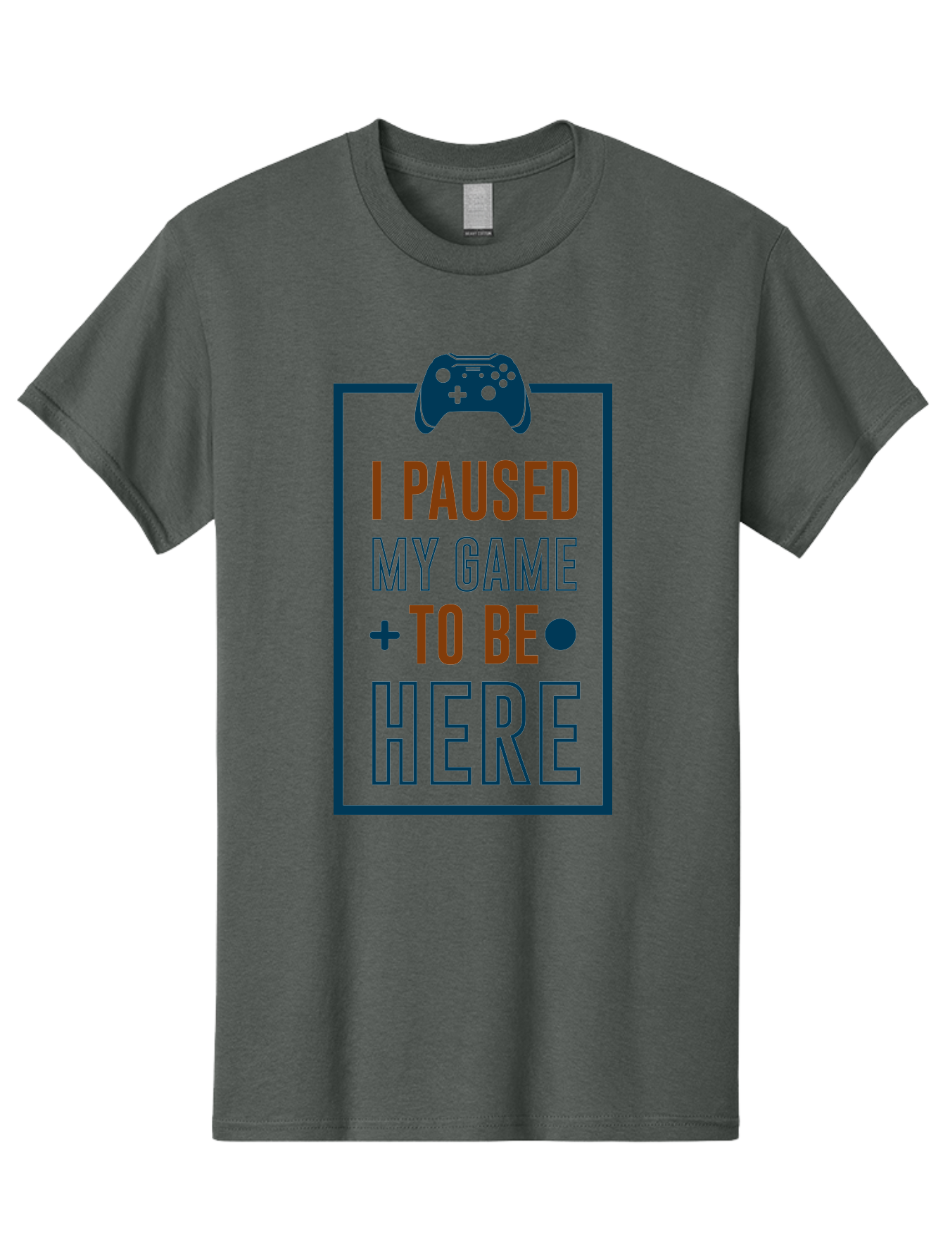 I-Paused-My-Game Men'S Graphic Tee, 100% Cotton, Comfortable Casual Summer Wear, Machine Washable, Gaming Quote, Paused Game, Funny Saying, Gamer Humor, Video Game Quote, Humorous Quote - Aaa648 17