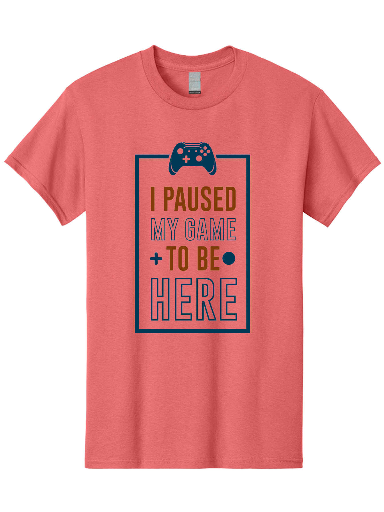 I-Paused-My-Game Men'S Graphic Tee, 100% Cotton, Comfortable Casual Summer Wear, Machine Washable, Gaming Quote, Paused Game, Funny Saying, Gamer Humor, Video Game Quote, Humorous Quote - Aaa648 15