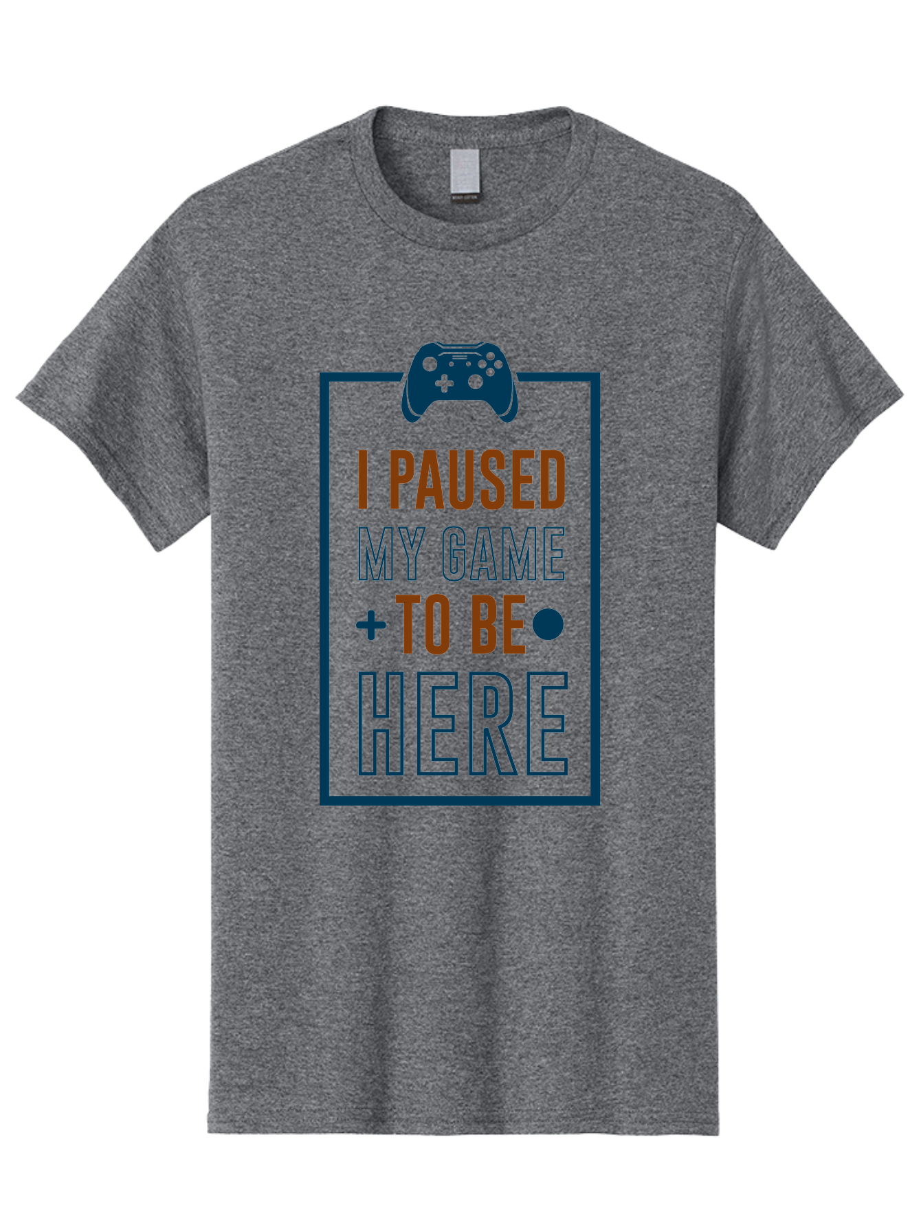 I-Paused-My-Game Men'S Graphic Tee, 100% Cotton, Comfortable Casual Summer Wear, Machine Washable, Gaming Quote, Paused Game, Funny Saying, Gamer Humor, Video Game Quote, Humorous Quote - Aaa648 29