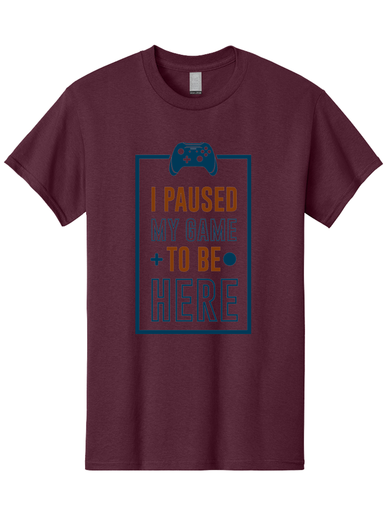 I-Paused-My-Game Men'S Graphic Tee, 100% Cotton, Comfortable Casual Summer Wear, Machine Washable, Gaming Quote, Paused Game, Funny Saying, Gamer Humor, Video Game Quote, Humorous Quote - Aaa648 21