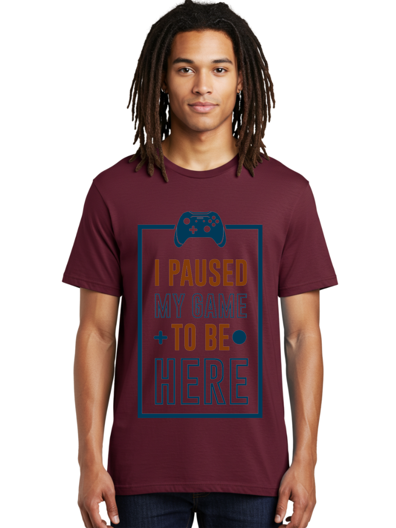 I-Paused-My-Game Men'S Graphic Tee, 100% Cotton, Comfortable Casual Summer Wear, Machine Washable, Gaming Quote, Paused Game, Funny Saying, Gamer Humor, Video Game Quote, Humorous Quote - Aaa648 22