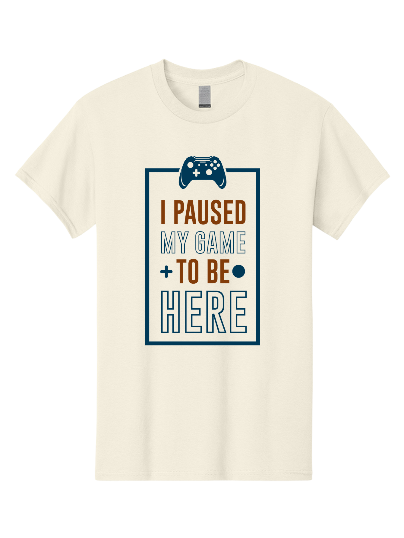 I-Paused-My-Game Men'S Graphic Tee, 100% Cotton, Comfortable Casual Summer Wear, Machine Washable, Gaming Quote, Paused Game, Funny Saying, Gamer Humor, Video Game Quote, Humorous Quote - Aaa648 9