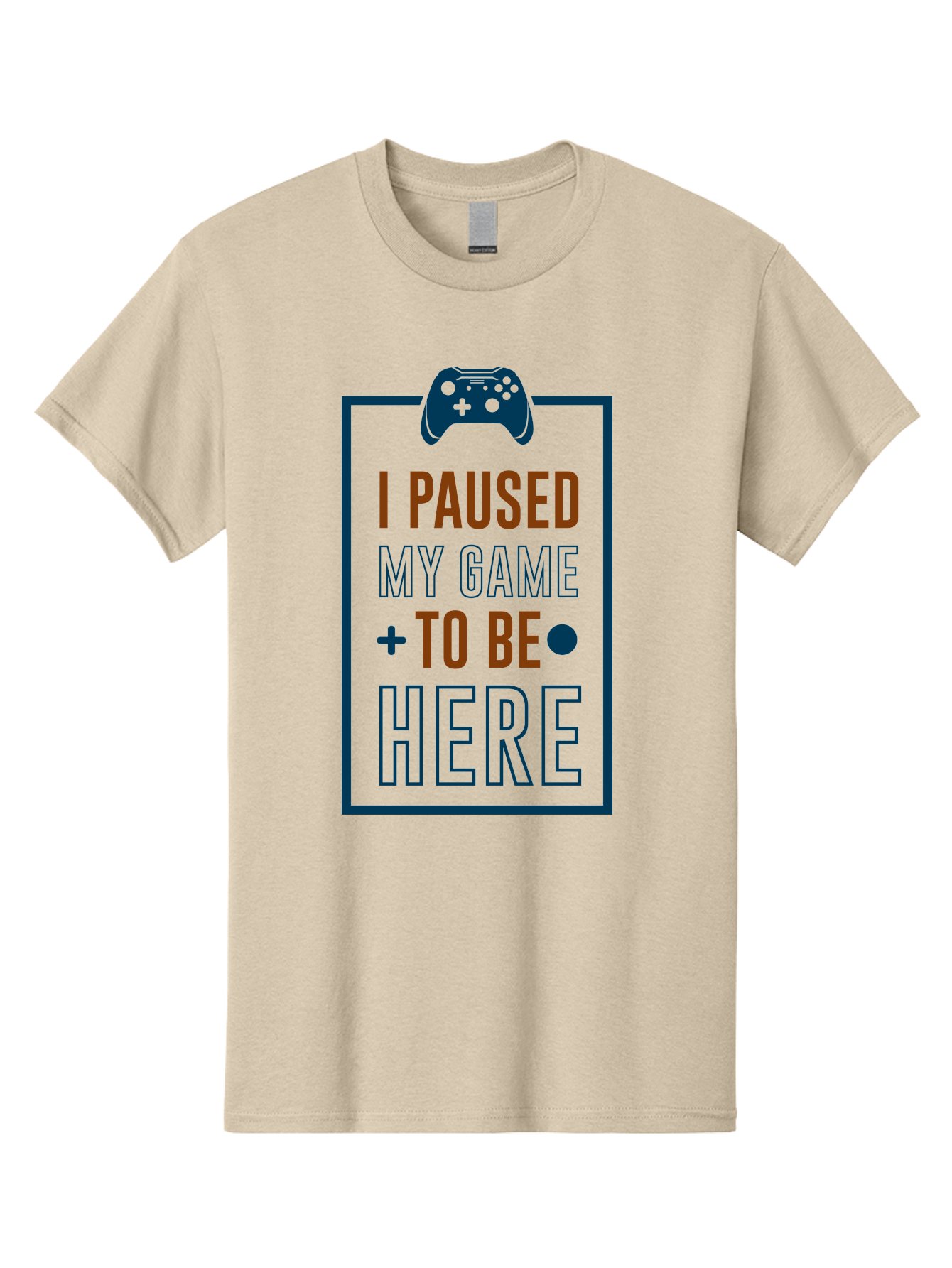 I-Paused-My-Game Men'S Graphic Tee, 100% Cotton, Comfortable Casual Summer Wear, Machine Washable, Gaming Quote, Paused Game, Funny Saying, Gamer Humor, Video Game Quote, Humorous Quote - Aaa648 19