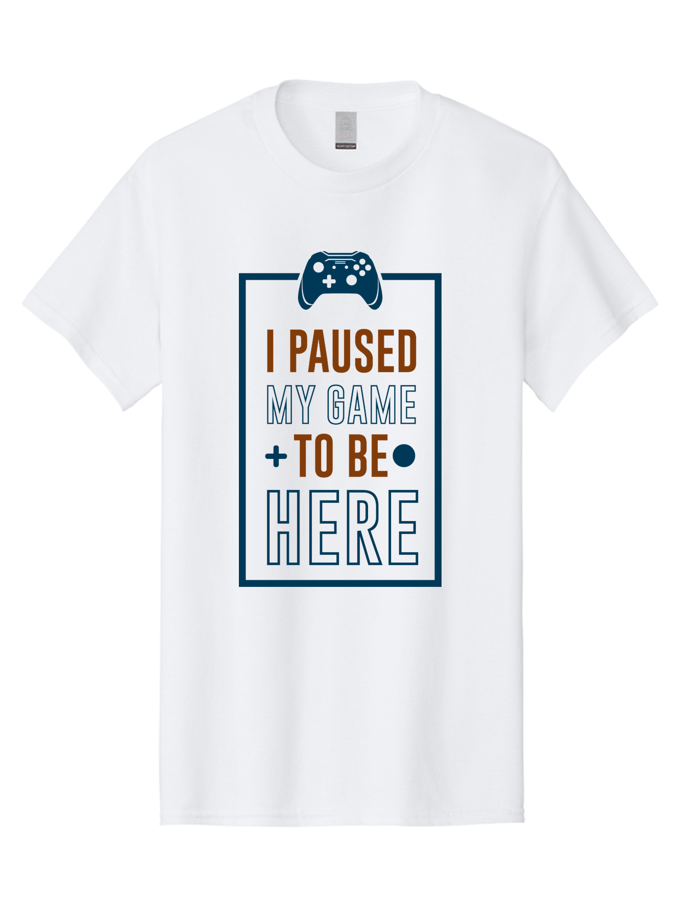 I-Paused-My-Game Men'S Graphic Tee, 100% Cotton, Comfortable Casual Summer Wear, Machine Washable, Gaming Quote, Paused Game, Funny Saying, Gamer Humor, Video Game Quote, Humorous Quote - Aaa648 7