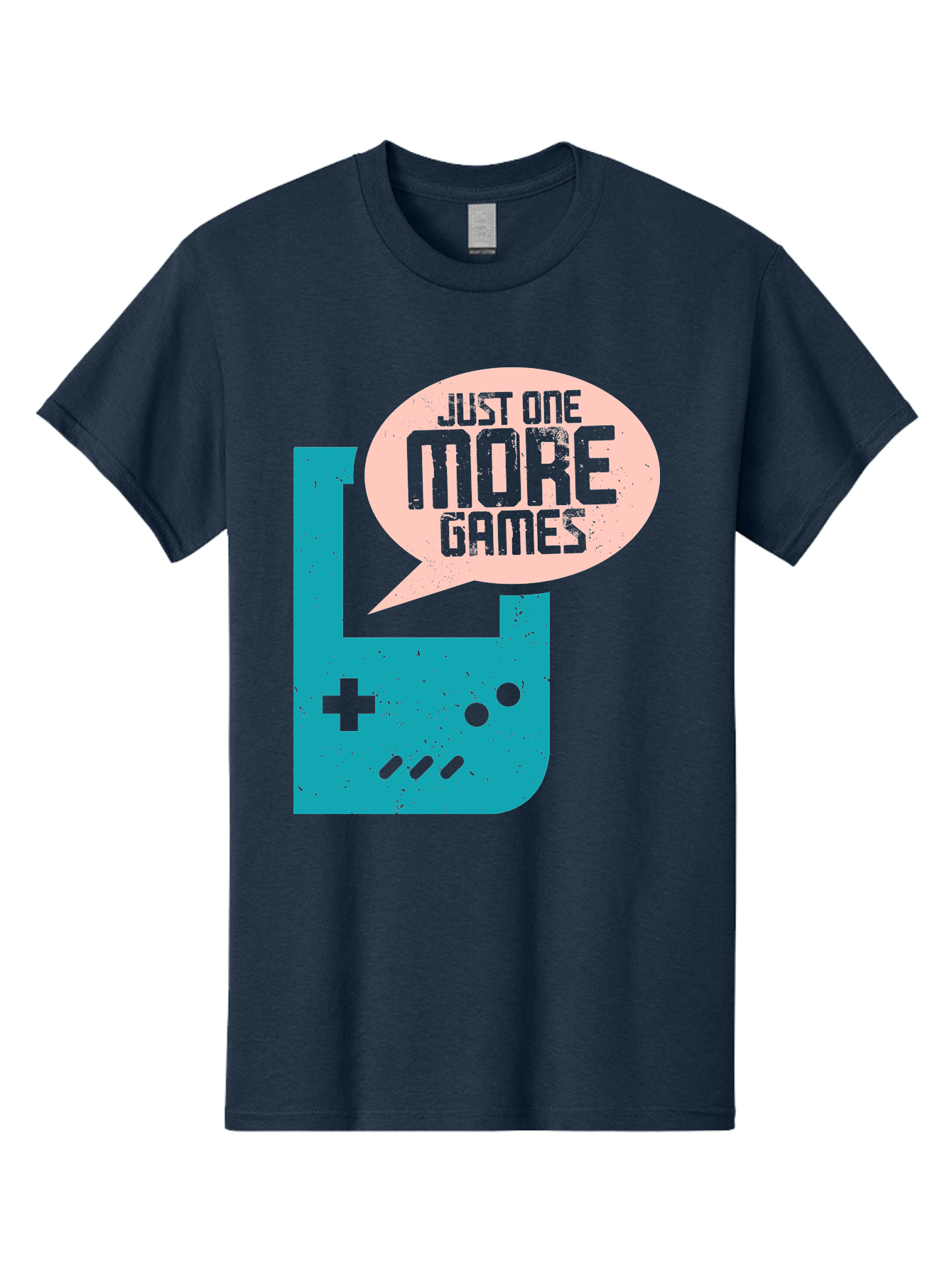 Just-One-More-Games Men'S Graphic Tee, 100% Cotton, Comfortable Casual Summer Wear, Machine Washable, Retro Gaming, Video Game Controller, Nostalgic Design, Just One More Games, Gaming Culture, Pixel Art, Retro Aesthetic, Gamer Quote, - Aaa650 19