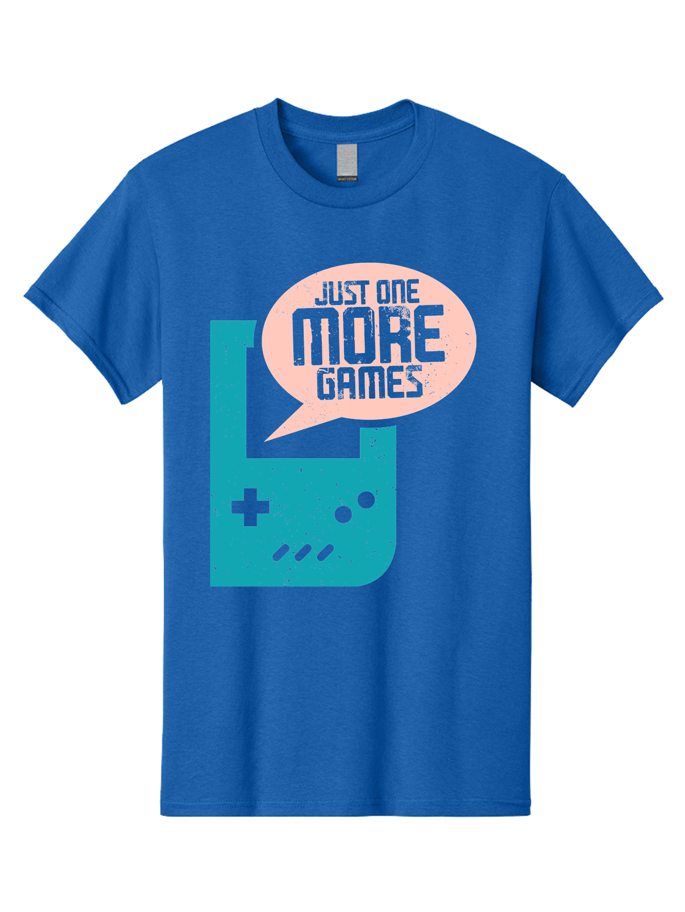 Just-One-More-Games Men'S Graphic Tee, 100% Cotton, Comfortable Casual Summer Wear, Machine Washable, Retro Gaming, Video Game Controller, Nostalgic Design, Just One More Games, Gaming Culture, Pixel Art, Retro Aesthetic, Gamer Quote, - Aaa650 5