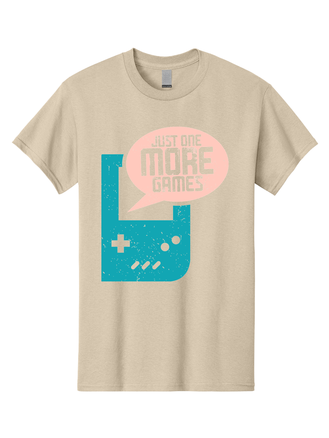 Just-One-More-Games Men'S Graphic Tee, 100% Cotton, Comfortable Casual Summer Wear, Machine Washable, Retro Gaming, Video Game Controller, Nostalgic Design, Just One More Games, Gaming Culture, Pixel Art, Retro Aesthetic, Gamer Quote, - Aaa650 29