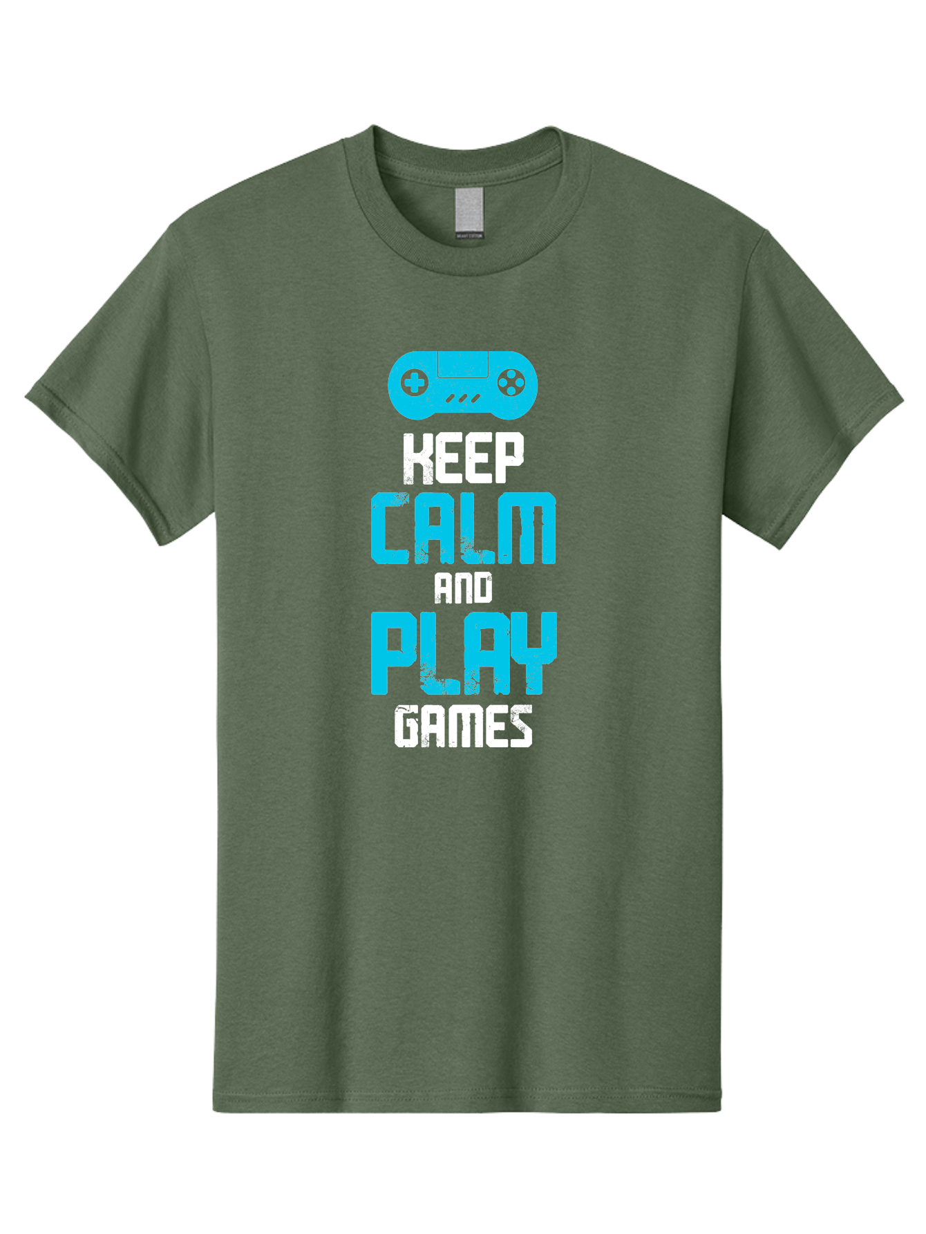 Keep-Calm-And-Play-Games Men'S Graphic Tee, 100% Cotton, Comfortable Casual Summer Wear, Machine Washable, Gaming Poster, Playful Design, Keep Calm Parody, Video Game Controller, Gamer Gift, Retro Gaming Style, Fun Typography, - Aaa652 9