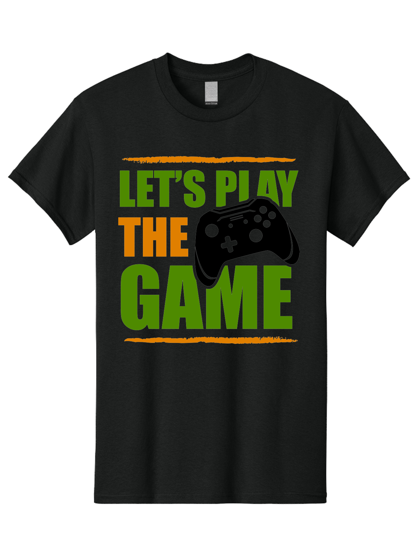 Let-S-Play-Game Men'S Graphic Tee, 100% Cotton, Comfortable Casual Summer Wear, Machine Washable, Game Controller, Playful Vibe, Gaming Inspiration, Let'S Play, Fun Gaming, Video Game, Gaming Culture, Gaming Community, Game On - Aaa653 17