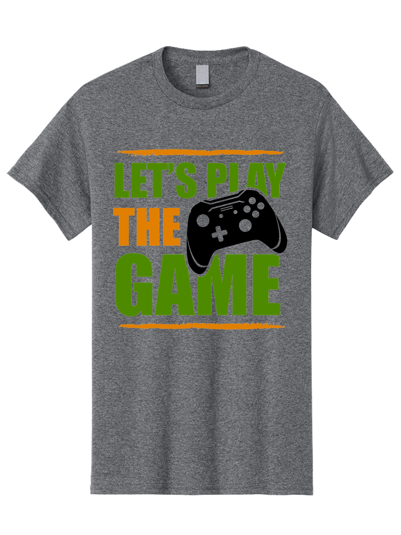 Let-S-Play-Game Men'S Graphic Tee, 100% Cotton, Comfortable Casual Summer Wear, Machine Washable, Game Controller, Playful Vibe, Gaming Inspiration, Let'S Play, Fun Gaming, Video Game, Gaming Culture, Gaming Community, Game On - Aaa653 27