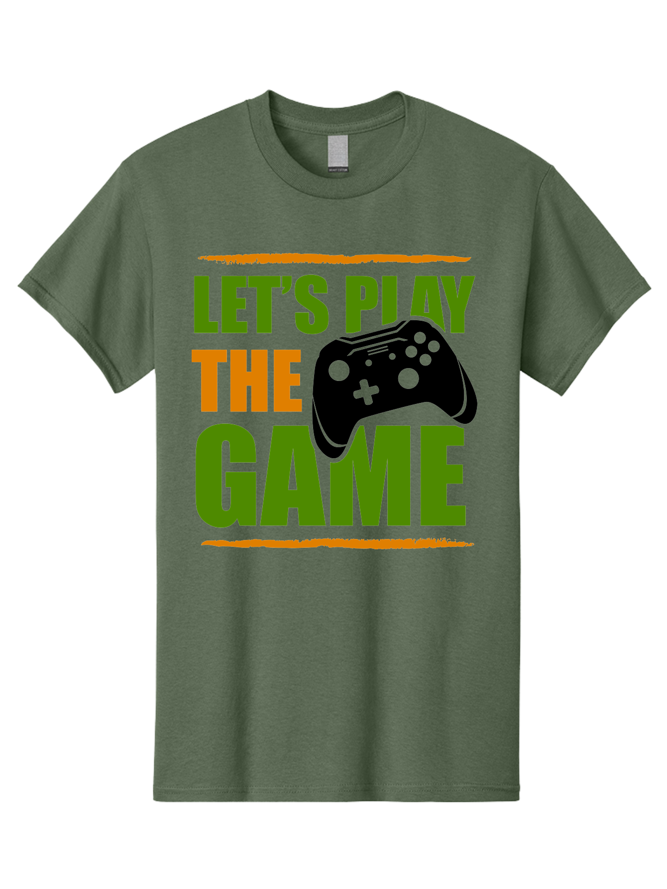 Let-S-Play-Game Men'S Graphic Tee, 100% Cotton, Comfortable Casual Summer Wear, Machine Washable, Game Controller, Playful Vibe, Gaming Inspiration, Let'S Play, Fun Gaming, Video Game, Gaming Culture, Gaming Community, Game On - Aaa653 9