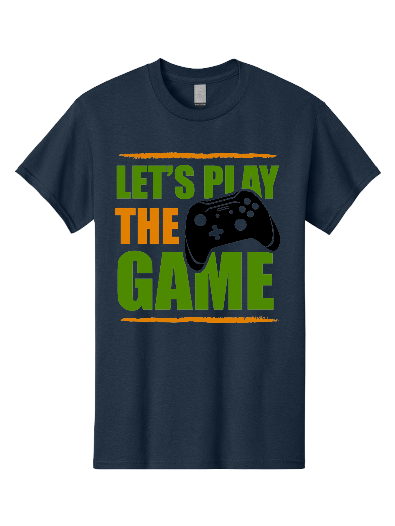 Let-S-Play-Game Men'S Graphic Tee, 100% Cotton, Comfortable Casual Summer Wear, Machine Washable, Game Controller, Playful Vibe, Gaming Inspiration, Let'S Play, Fun Gaming, Video Game, Gaming Culture, Gaming Community, Game On - Aaa653 19