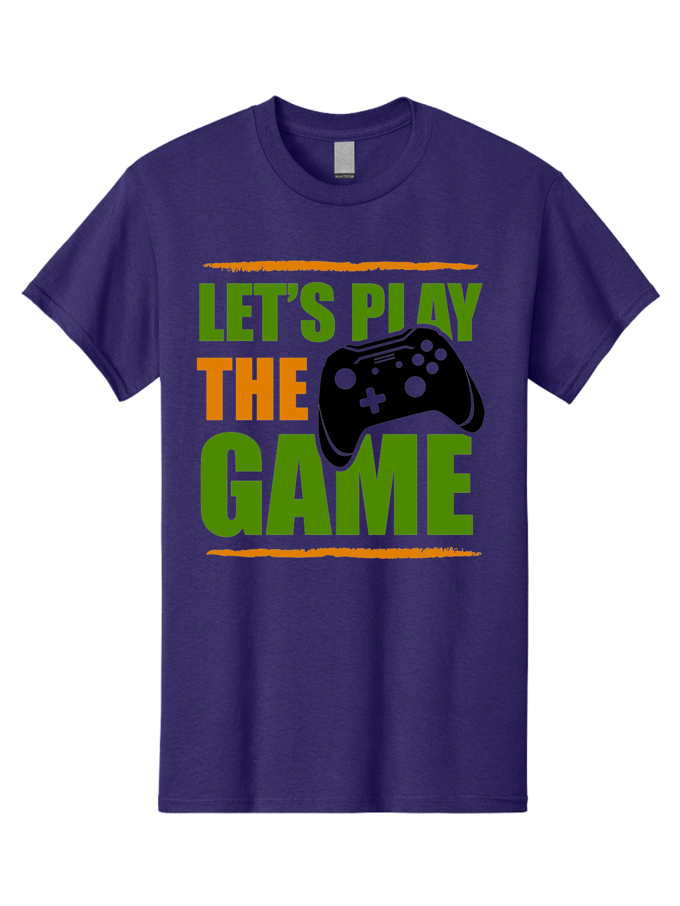 Let-S-Play-Game Men'S Graphic Tee, 100% Cotton, Comfortable Casual Summer Wear, Machine Washable, Game Controller, Playful Vibe, Gaming Inspiration, Let'S Play, Fun Gaming, Video Game, Gaming Culture, Gaming Community, Game On - Aaa653 19