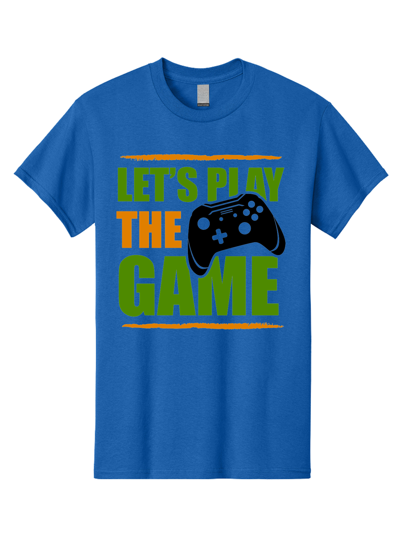 Let-S-Play-Game Men'S Graphic Tee, 100% Cotton, Comfortable Casual Summer Wear, Machine Washable, Game Controller, Playful Vibe, Gaming Inspiration, Let'S Play, Fun Gaming, Video Game, Gaming Culture, Gaming Community, Game On - Aaa653 15