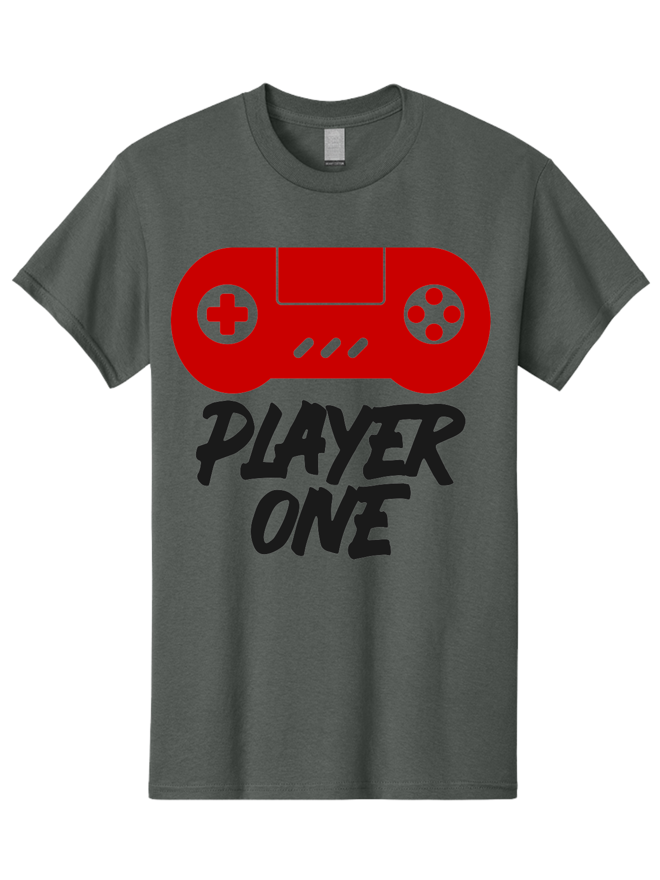 Player-One Men'S Graphic Tee, 100% Cotton, Comfortable Casual Summer Wear, Machine Washable, Retro Video Game, Vintage Gaming, Player One, Classic Console, Gaming Nostalgia, Pixel Art, Retro Aesthetic, Graphic Design - Aaa657 13