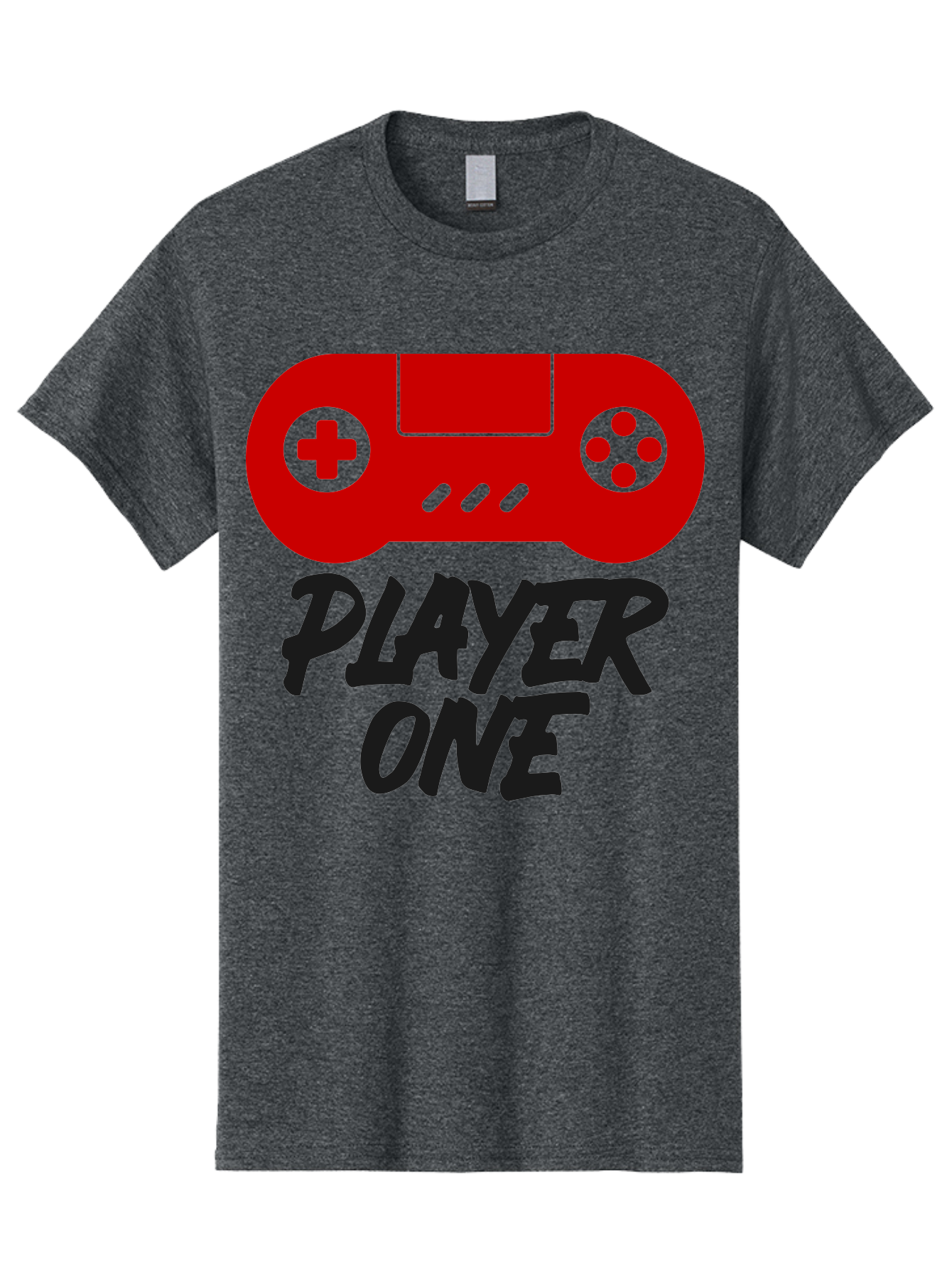 Player-One Men'S Graphic Tee, 100% Cotton, Comfortable Casual Summer Wear, Machine Washable, Retro Video Game, Vintage Gaming, Player One, Classic Console, Gaming Nostalgia, Pixel Art, Retro Aesthetic, Graphic Design - Aaa657 19