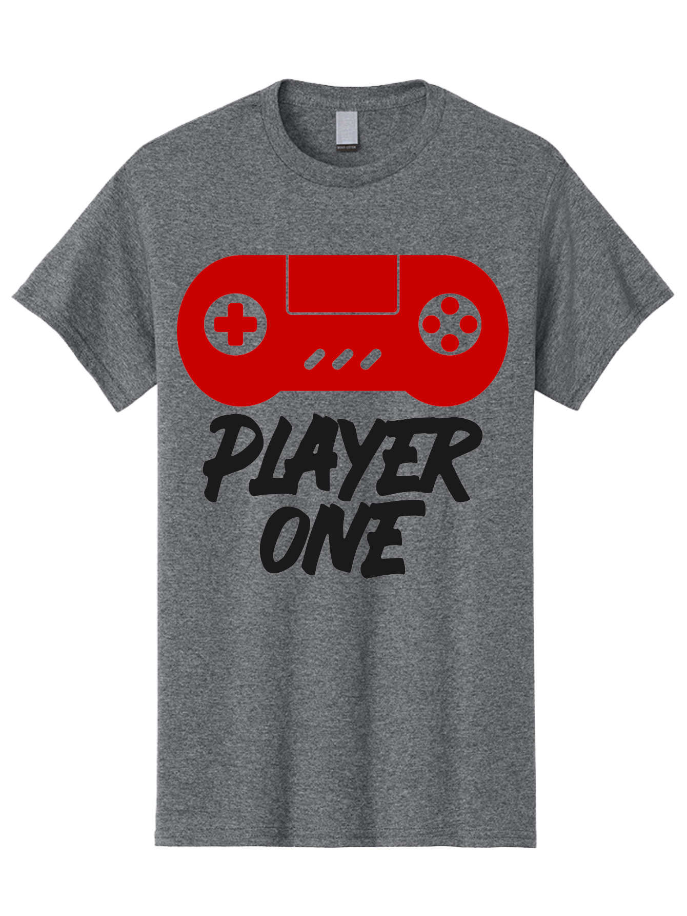 Player-One Men'S Graphic Tee, 100% Cotton, Comfortable Casual Summer Wear, Machine Washable, Retro Video Game, Vintage Gaming, Player One, Classic Console, Gaming Nostalgia, Pixel Art, Retro Aesthetic, Graphic Design - Aaa657 9
