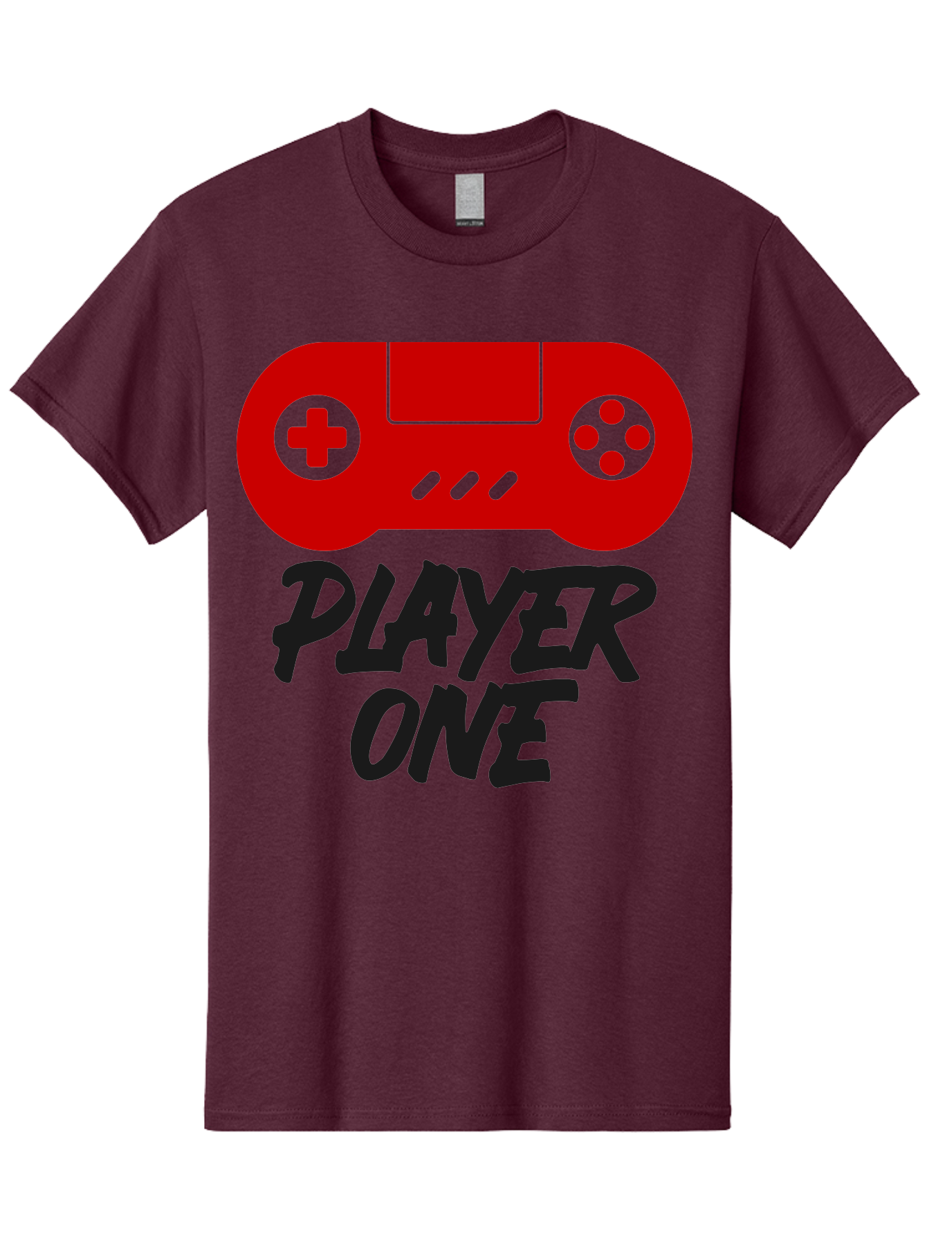 Player-One Men'S Graphic Tee, 100% Cotton, Comfortable Casual Summer Wear, Machine Washable, Retro Video Game, Vintage Gaming, Player One, Classic Console, Gaming Nostalgia, Pixel Art, Retro Aesthetic, Graphic Design - Aaa657 25