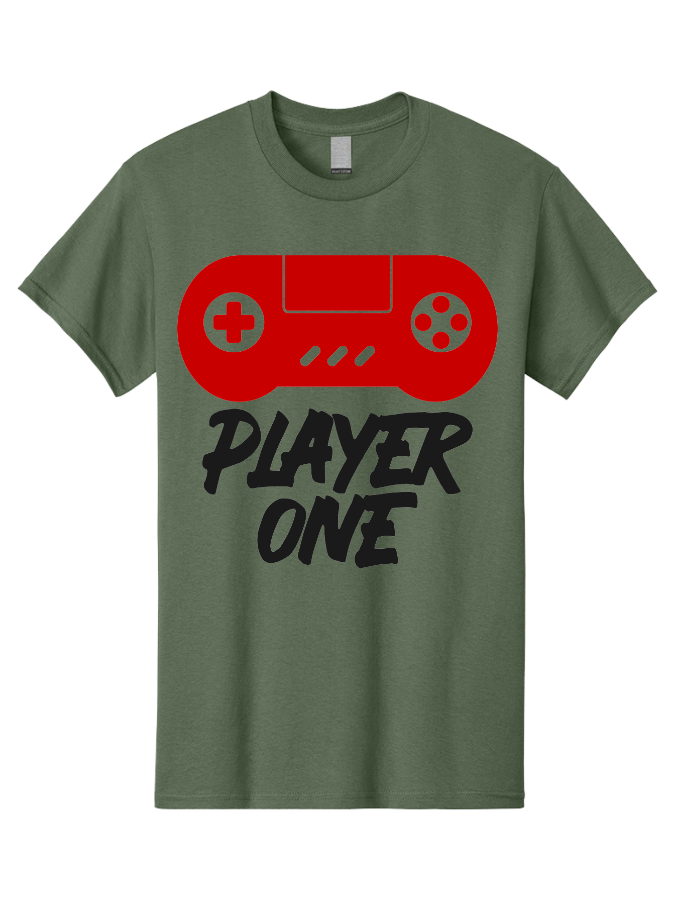 Player-One Men'S Graphic Tee, 100% Cotton, Comfortable Casual Summer Wear, Machine Washable, Retro Video Game, Vintage Gaming, Player One, Classic Console, Gaming Nostalgia, Pixel Art, Retro Aesthetic, Graphic Design - Aaa657 23