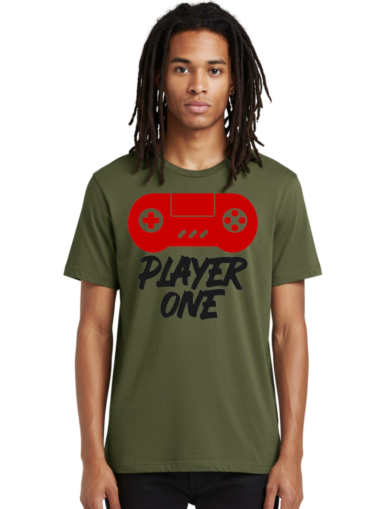 Player-One Men'S Graphic Tee, 100% Cotton, Comfortable Casual Summer Wear, Machine Washable, Retro Video Game, Vintage Gaming, Player One, Classic Console, Gaming Nostalgia, Pixel Art, Retro Aesthetic, Graphic Design - Aaa657 24