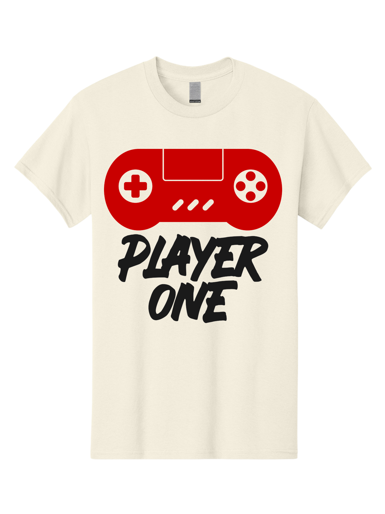 Player-One Men'S Graphic Tee, 100% Cotton, Comfortable Casual Summer Wear, Machine Washable, Retro Video Game, Vintage Gaming, Player One, Classic Console, Gaming Nostalgia, Pixel Art, Retro Aesthetic, Graphic Design - Aaa657 5