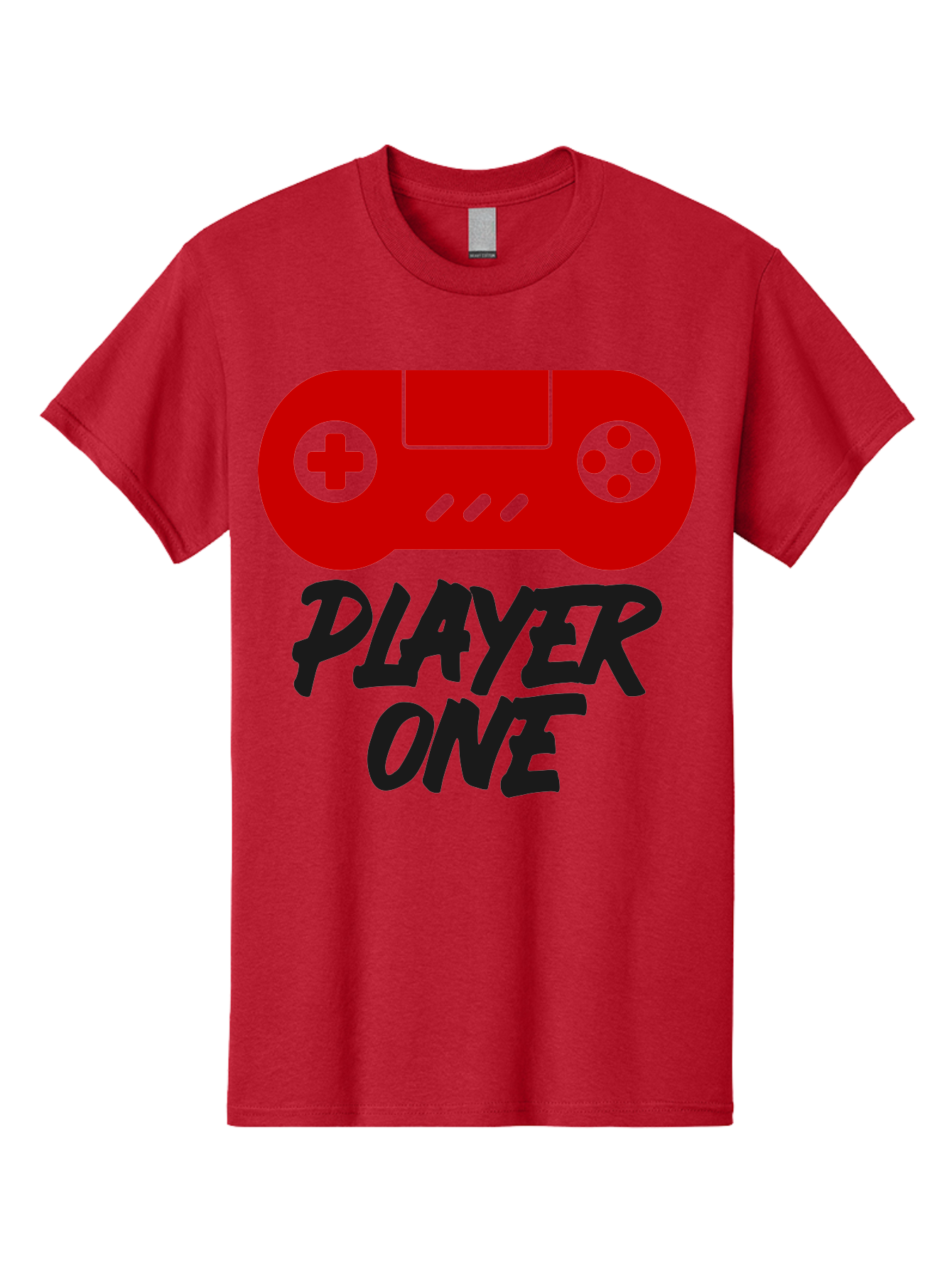 Player-One Men'S Graphic Tee, 100% Cotton, Comfortable Casual Summer Wear, Machine Washable, Retro Video Game, Vintage Gaming, Player One, Classic Console, Gaming Nostalgia, Pixel Art, Retro Aesthetic, Graphic Design - Aaa657 15