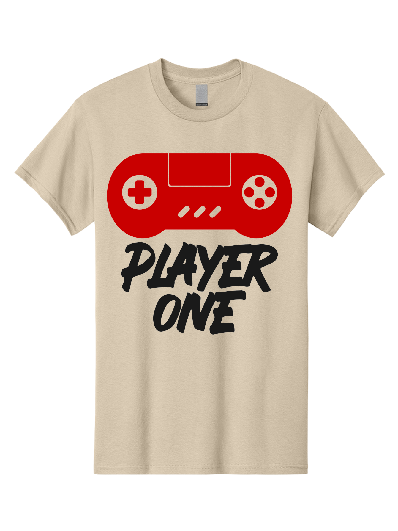 Player-One Men'S Graphic Tee, 100% Cotton, Comfortable Casual Summer Wear, Machine Washable, Retro Video Game, Vintage Gaming, Player One, Classic Console, Gaming Nostalgia, Pixel Art, Retro Aesthetic, Graphic Design - Aaa657 7