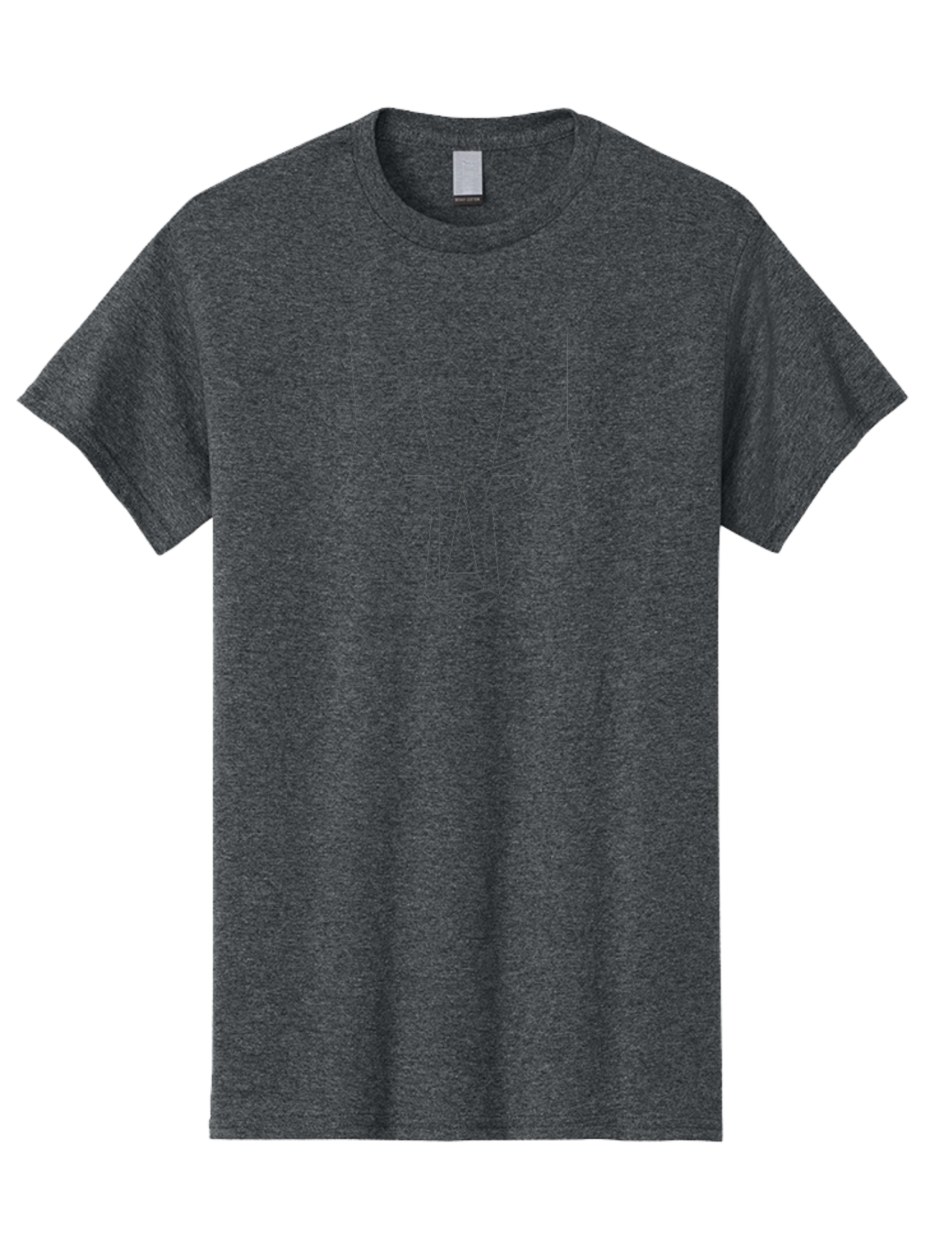 Geometric-Wolf-Head-3 Men'S Graphic Tee, 100% Cotton, Comfortable Casual Summer Wear, Machine Washable, Geometric Wolf, Low Poly Art, Modern Design, Minimalist Style, Black And White, Abstract Animal, Sharp Lines, Angular Shapes, - Aaa715 13