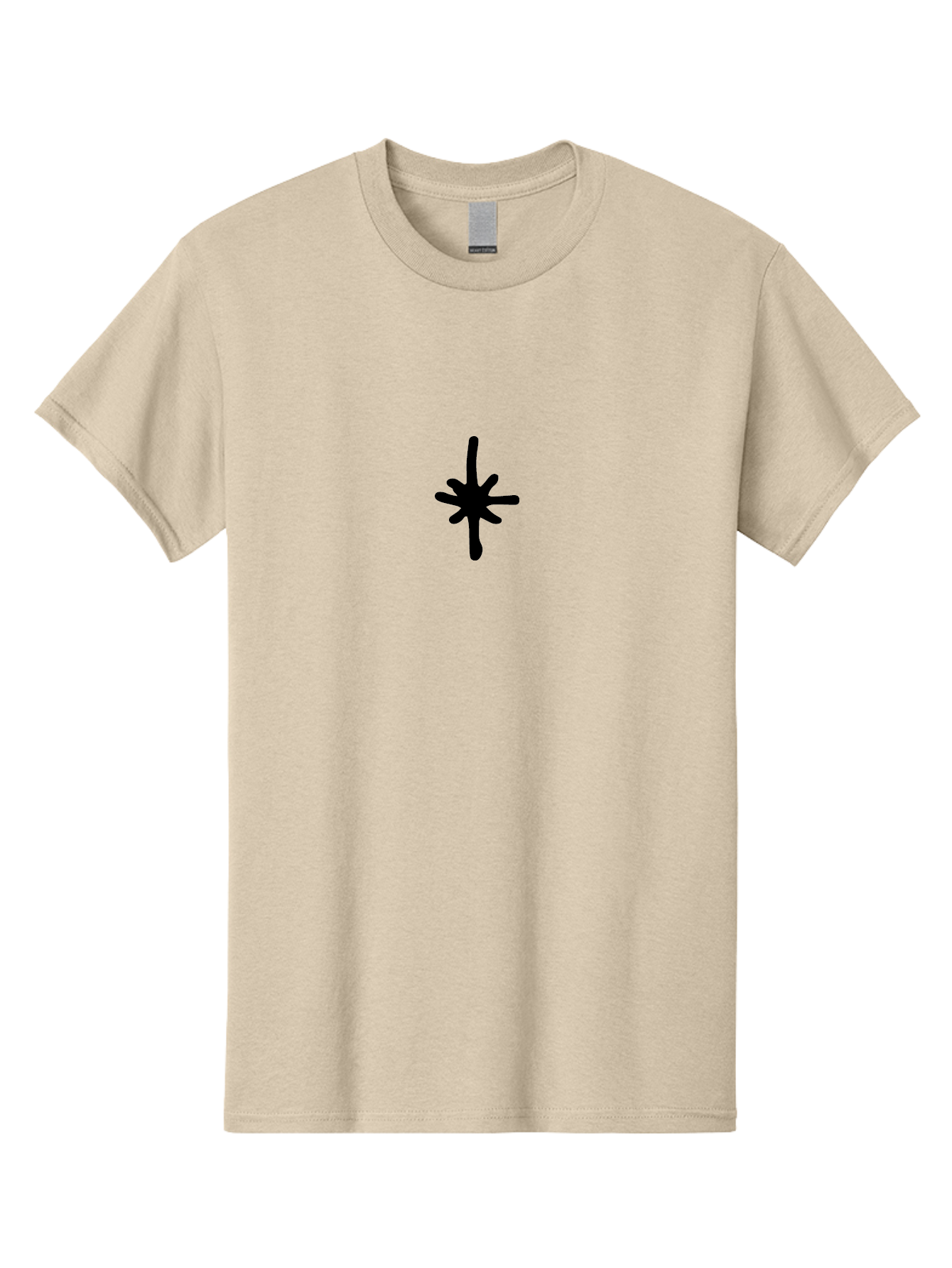Asterisk-1 Men'S Graphic Tee, 100% Cotton, Comfortable Casual Summer Wear, Machine Washable, Black Asterisk Symbol, Simple Design, Graphic Element, Minimalist Art, Abstract Shape, Symbol, Typography - Aaa744 7