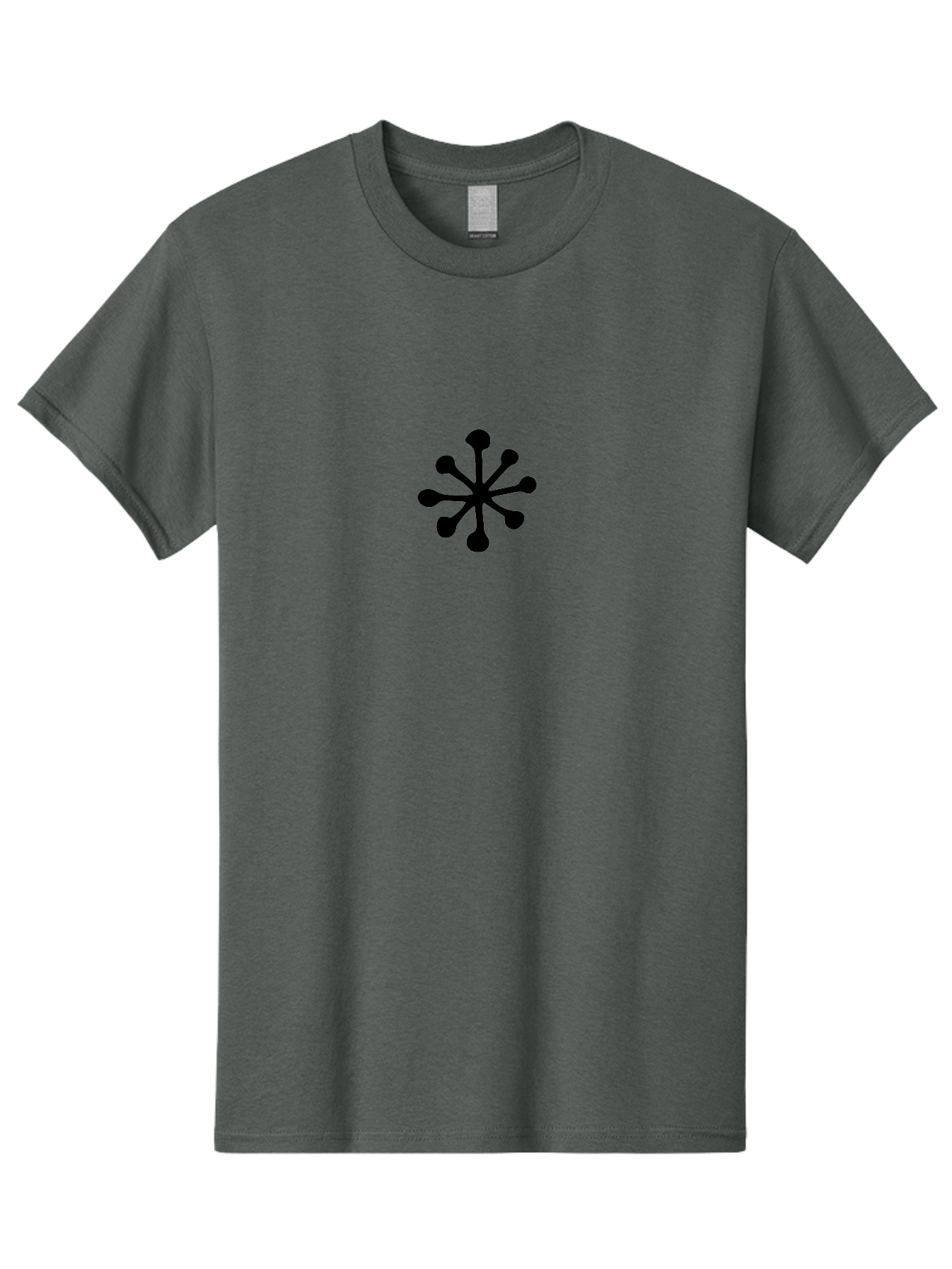 Asterisk-Symbol Men'S Graphic Tee, 100% Cotton, Comfortable Casual Summer Wear, Machine Washable, Asterisk Symbol, Black Asterisk, Abstract Design, Simple Graphics, Minimalist Art, Modern Logo, Symbol Icon - Aaa747 21