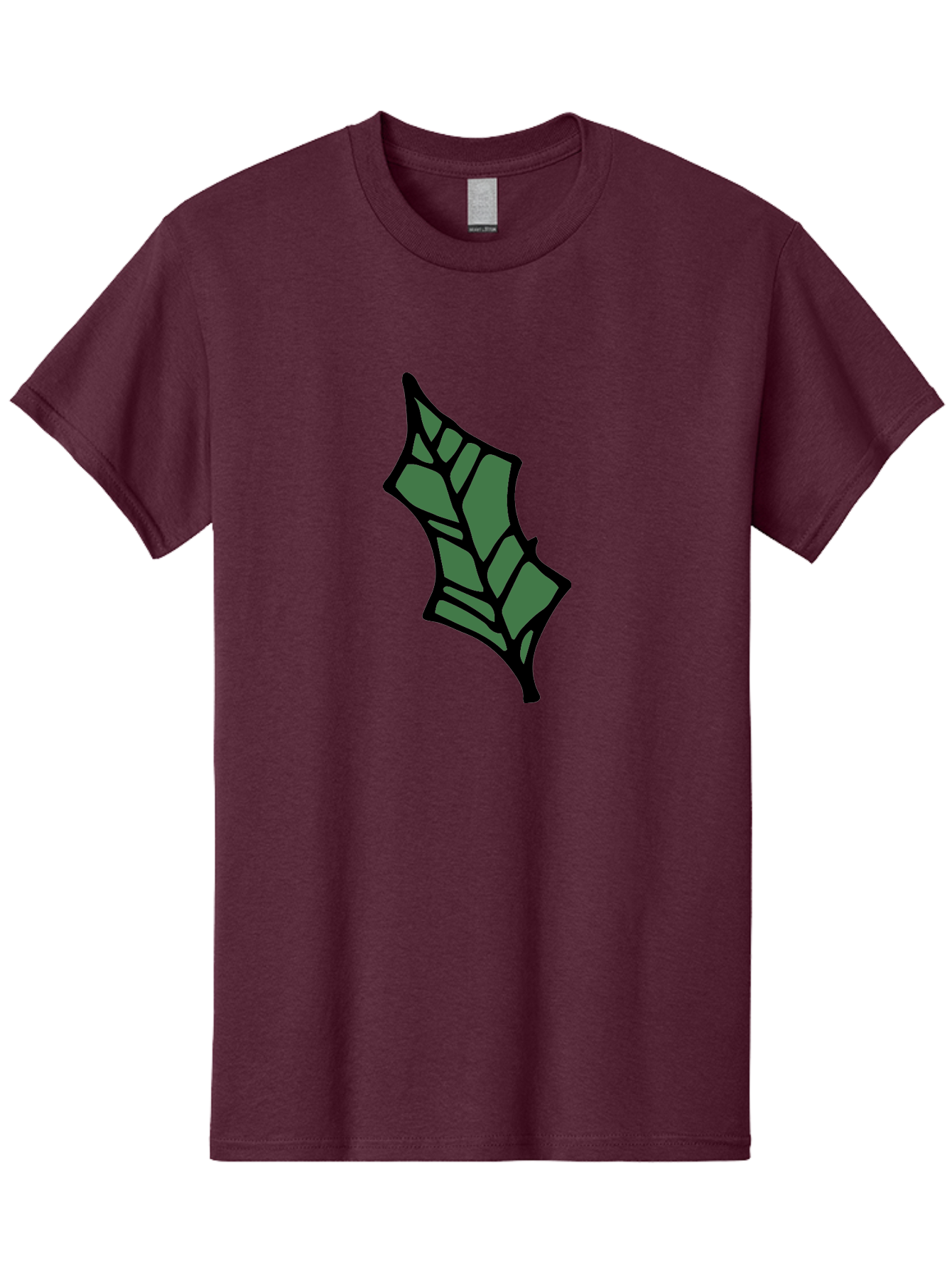 Bat-Wing Men'S Graphic Tee, 100% Cotton, Comfortable Casual Summer Wear, Machine Washable, Cartoon Bat, Simple Design, Dark Green, Black Outline, Geometric Shapes, Cartoon Style, Simple Illustration, Bat Symbol, Graphic Element - Aaa752 3