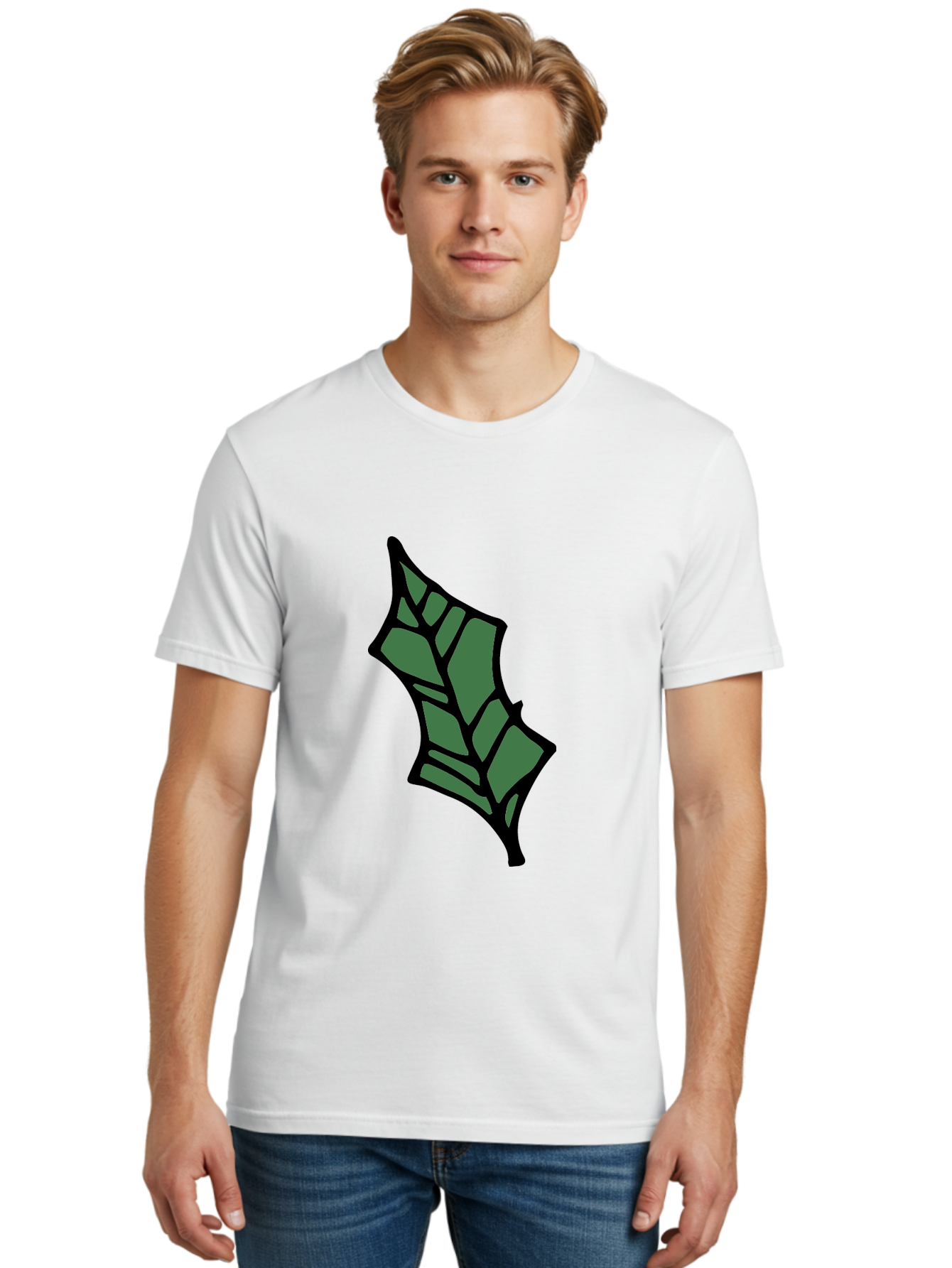 Bat-Wing Men'S Graphic Tee, 100% Cotton, Comfortable Casual Summer Wear, Machine Washable, Cartoon Bat, Simple Design, Dark Green, Black Outline, Geometric Shapes, Cartoon Style, Simple Illustration, Bat Symbol, Graphic Element - Aaa752 26
