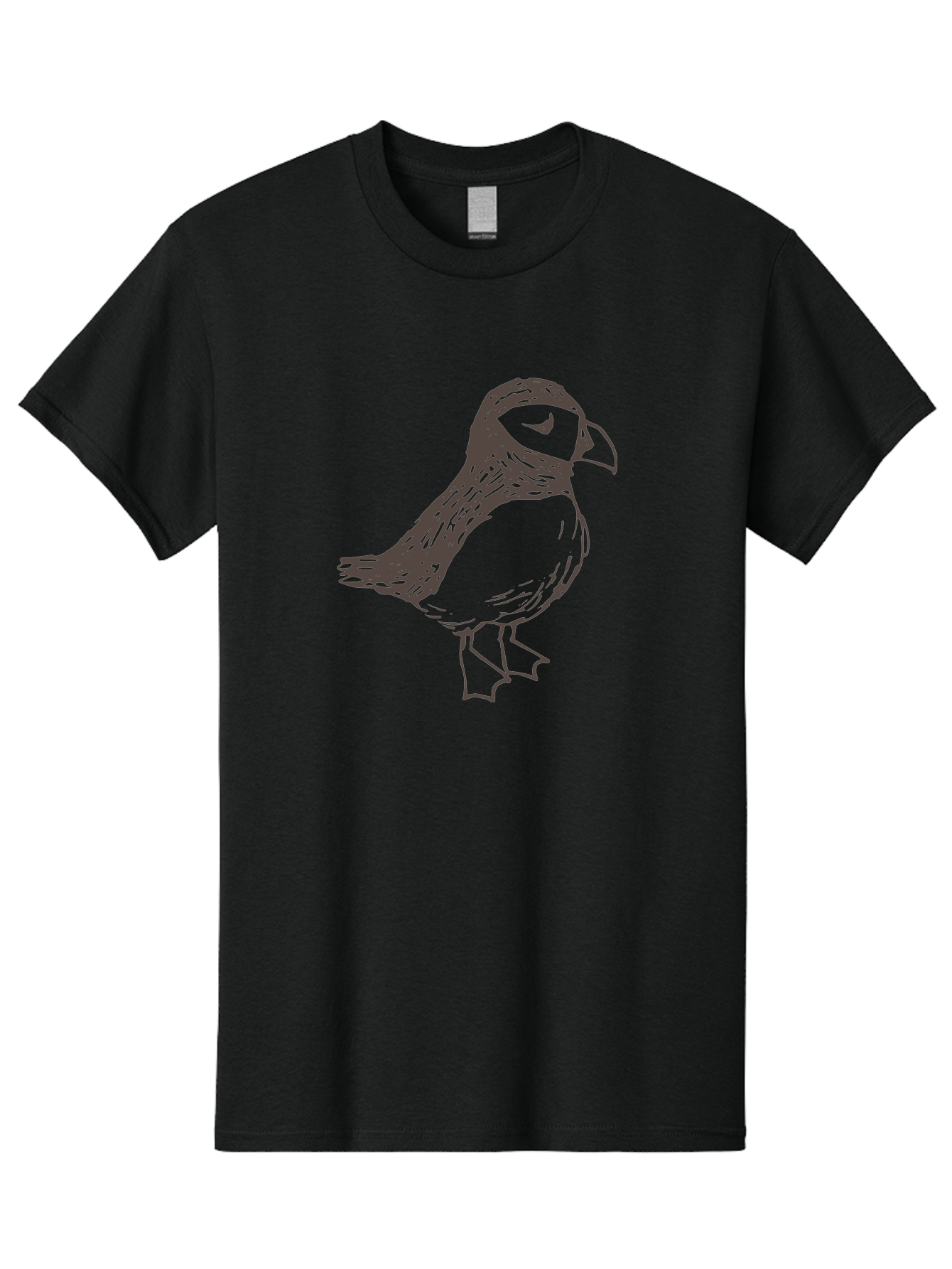 Bird Men'S Graphic Tee, 100% Cotton, Comfortable Casual Summer Wear, Machine Washable, Sketch Of Bird, Bird Drawing, Simple Art, Minimalist Design, Bird Species, Wildlife Illustration, Birdwatching, Nature Art - Aaa757 21