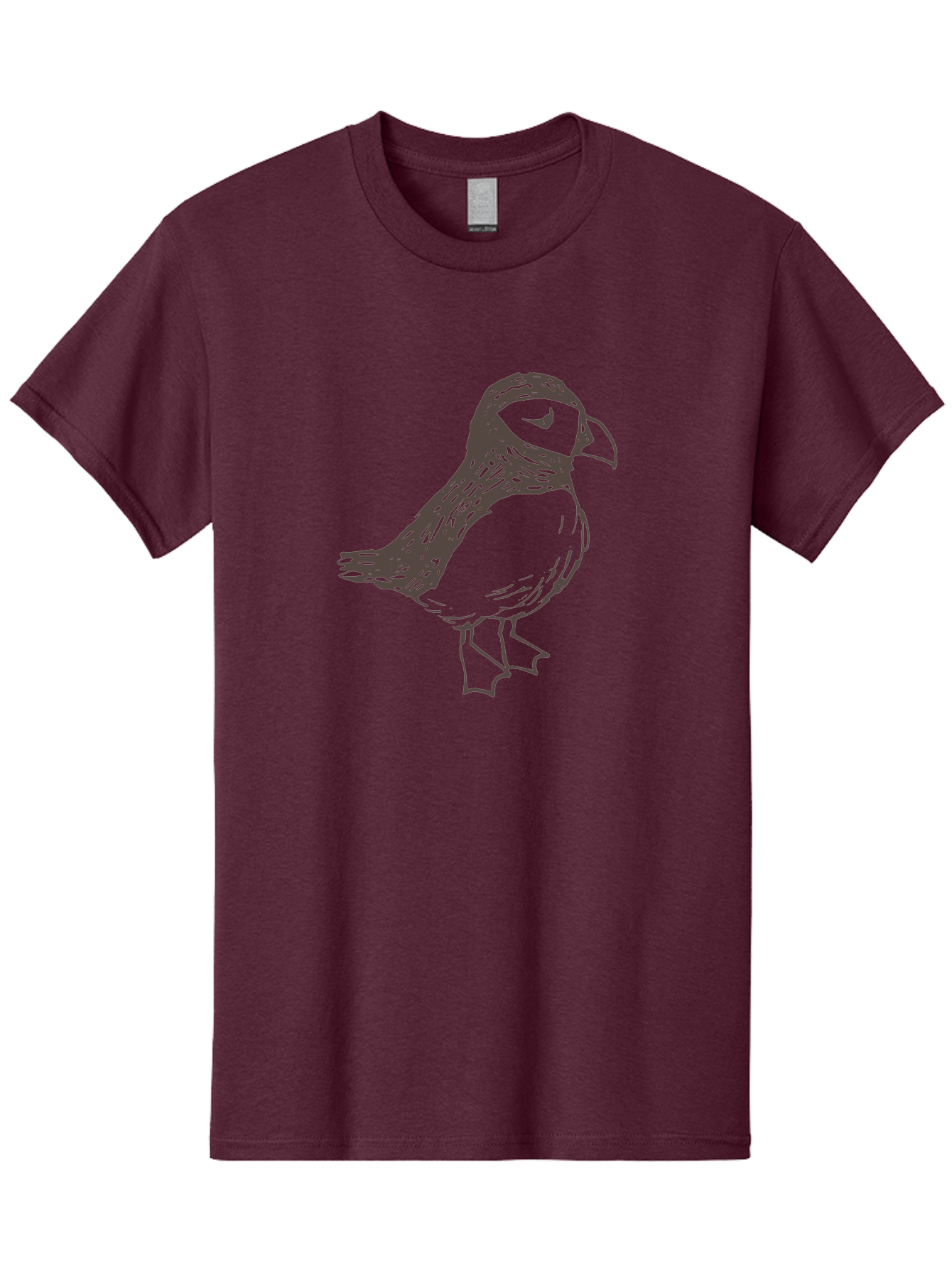 Bird Men'S Graphic Tee, 100% Cotton, Comfortable Casual Summer Wear, Machine Washable, Sketch Of Bird, Bird Drawing, Simple Art, Minimalist Design, Bird Species, Wildlife Illustration, Birdwatching, Nature Art - Aaa757 3