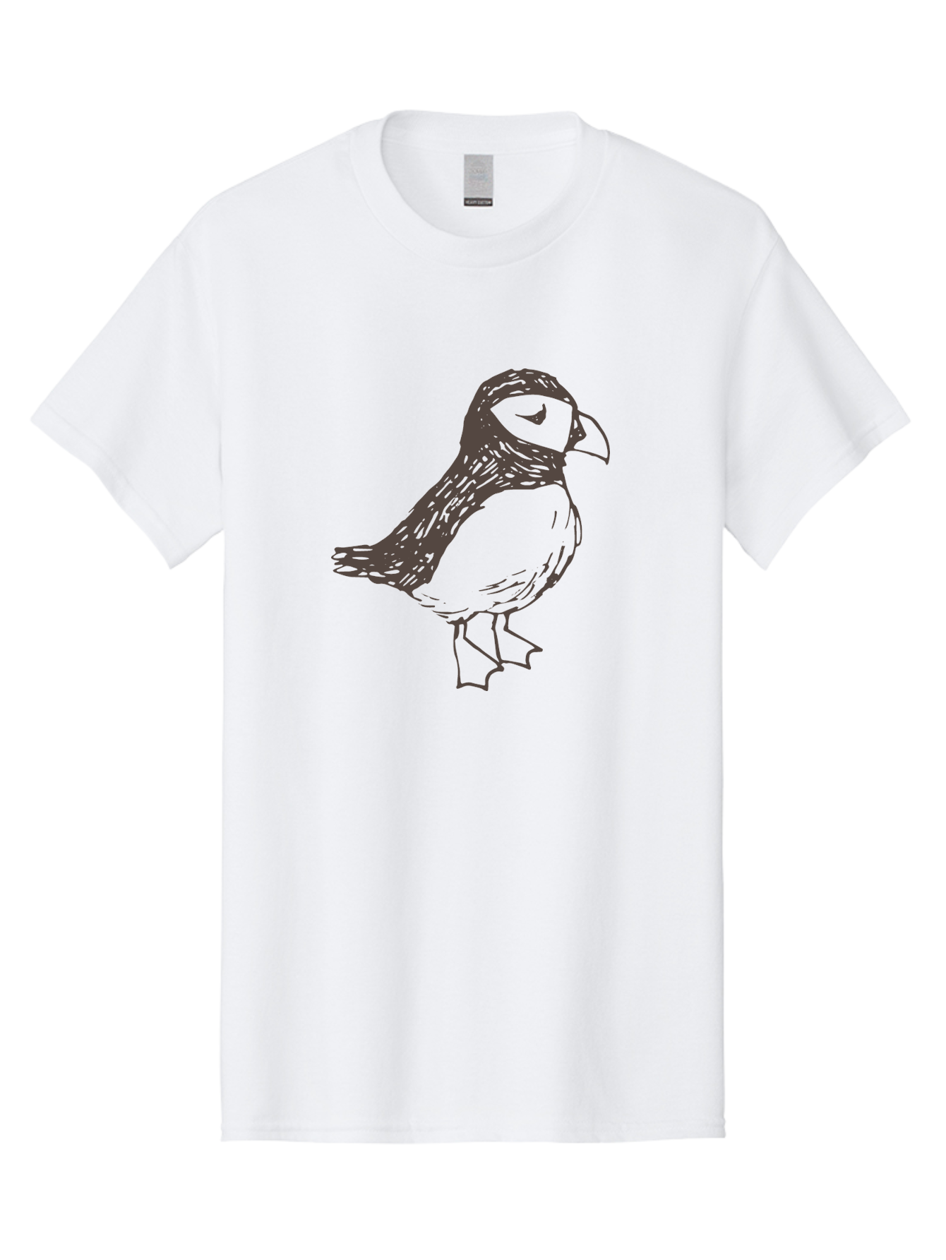 Bird Men'S Graphic Tee, 100% Cotton, Comfortable Casual Summer Wear, Machine Washable, Sketch Of Bird, Bird Drawing, Simple Art, Minimalist Design, Bird Species, Wildlife Illustration, Birdwatching, Nature Art - Aaa757 23