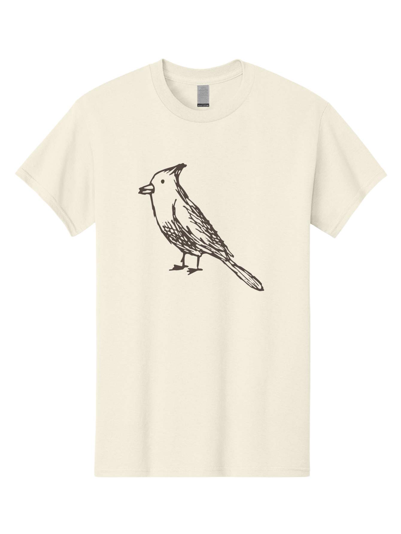 Black-Bird Men'S Graphic Tee, 100% Cotton, Comfortable Casual Summer Wear, Machine Washable, Simple Line Drawing, Bird Silhouette, Wildlife Art, Minimalist Design, Feathered Friend, Songbird - Aaa758 29