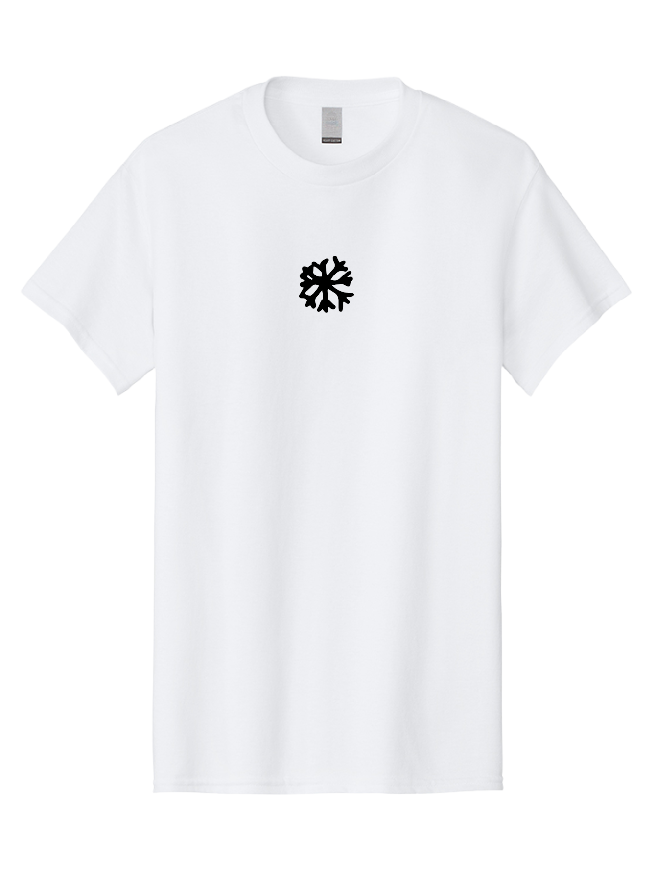 Black-Snowflake Men'S Graphic Tee, 100% Cotton, Comfortable Casual Summer Wear, Machine Washable, Black Snowflake, Winter Symbol, Frosty Design, Abstract Shape, Christmas Theme, Seasonal Icon, Frozen Motif - Aaa762 29