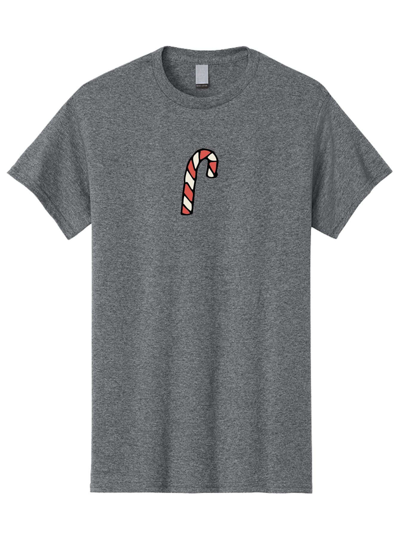 Candy-Cane-1 Men'S Graphic Tee, 100% Cotton, Comfortable Casual Summer Wear, Machine Washable, Candy Cane, Red And White Stripes, Festive Holiday Treat, Christmas Symbol, Sweet Candy, Winter Wonderland, Holiday Cheer, Peppermint Flavor - Aaa779 9