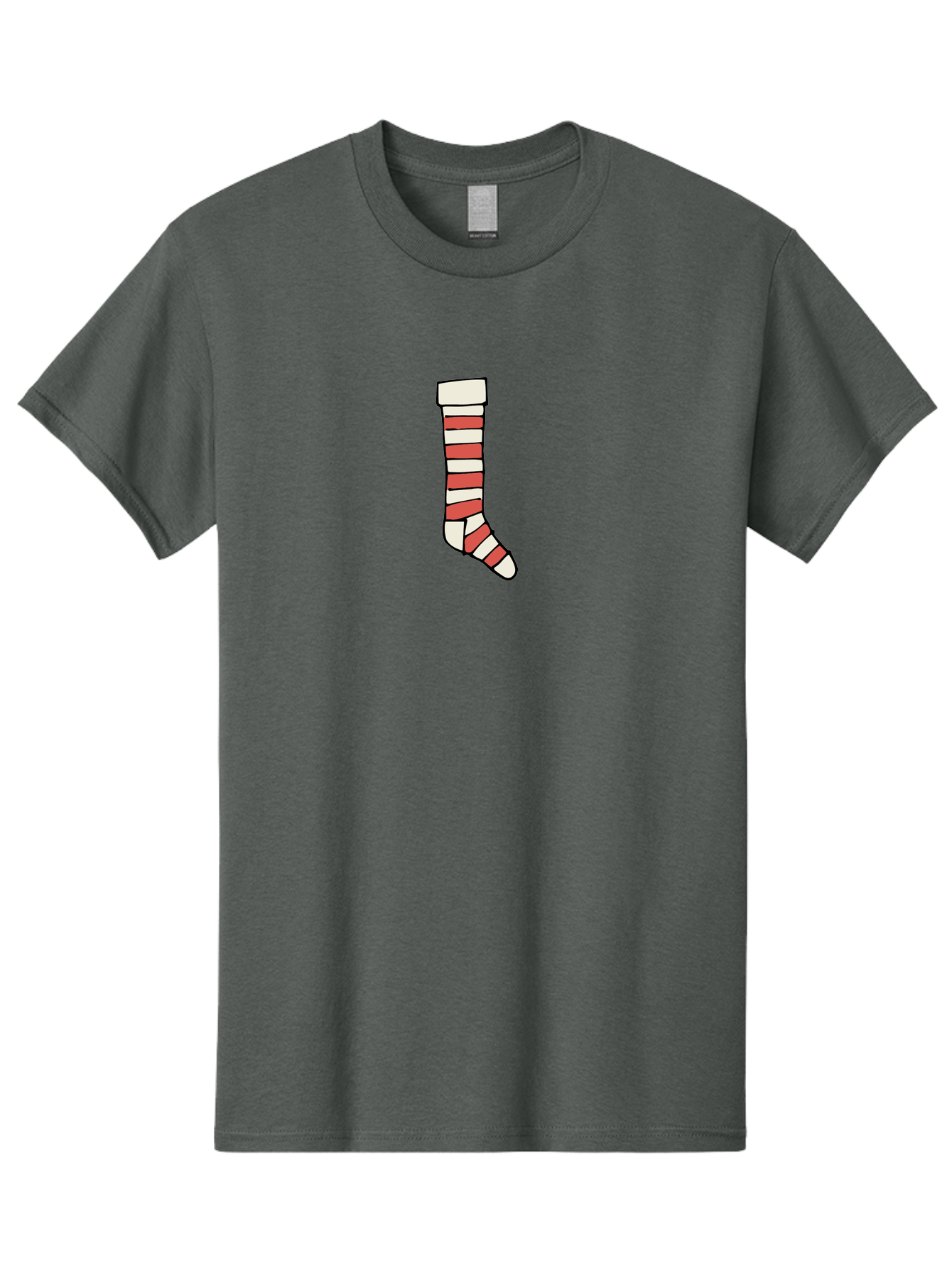 Cast Men'S Graphic Tee, 100% Cotton, Comfortable Casual Summer Wear, Machine Washable, Injured Leg, Broken Bone, Medical Care, Red And White Cast, Orthopedic Treatment, Fracture Recovery, Injured Limb - Aaa790 3